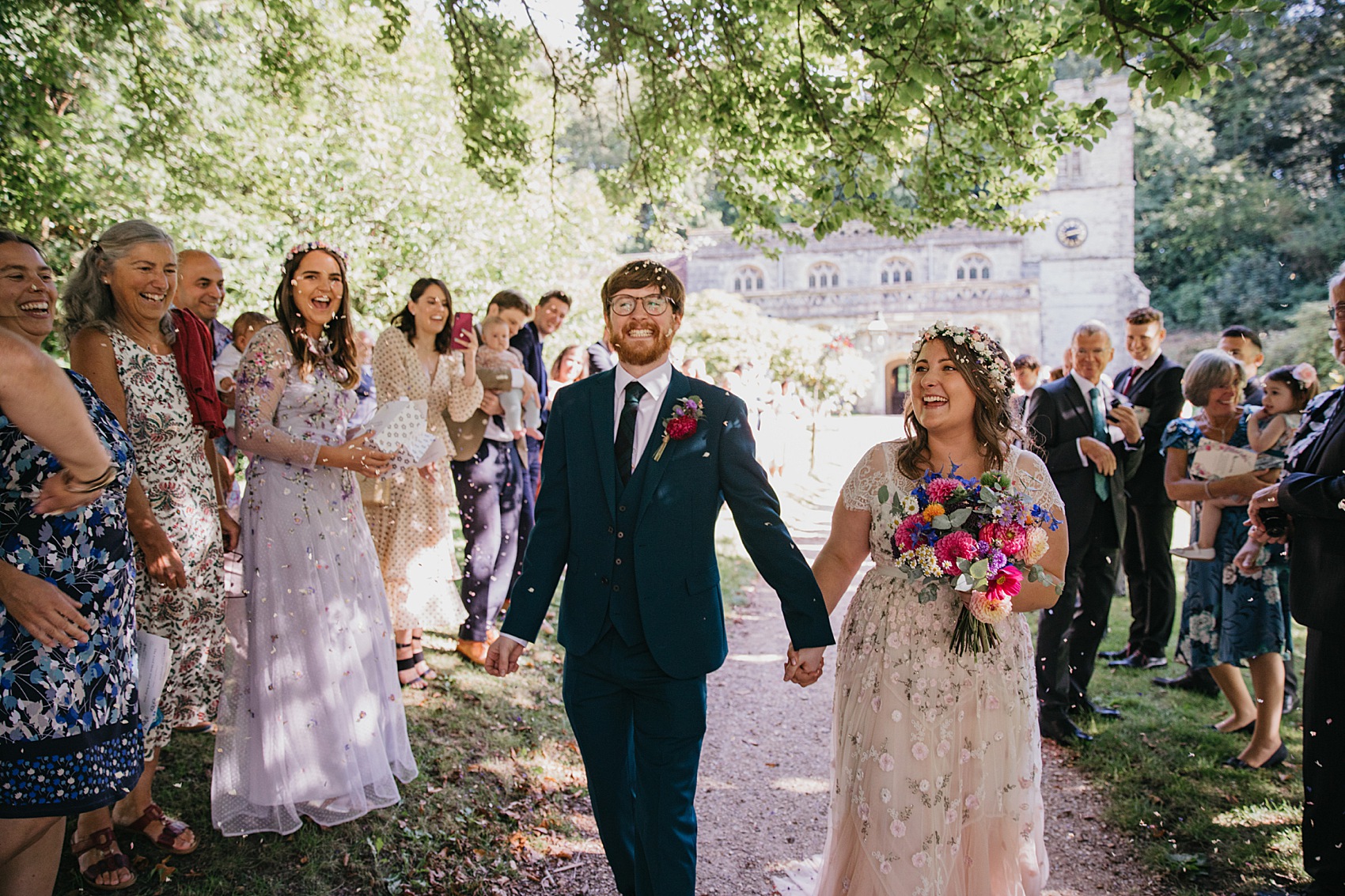 40 Needle Thread dress village hall wedding Wiltshire