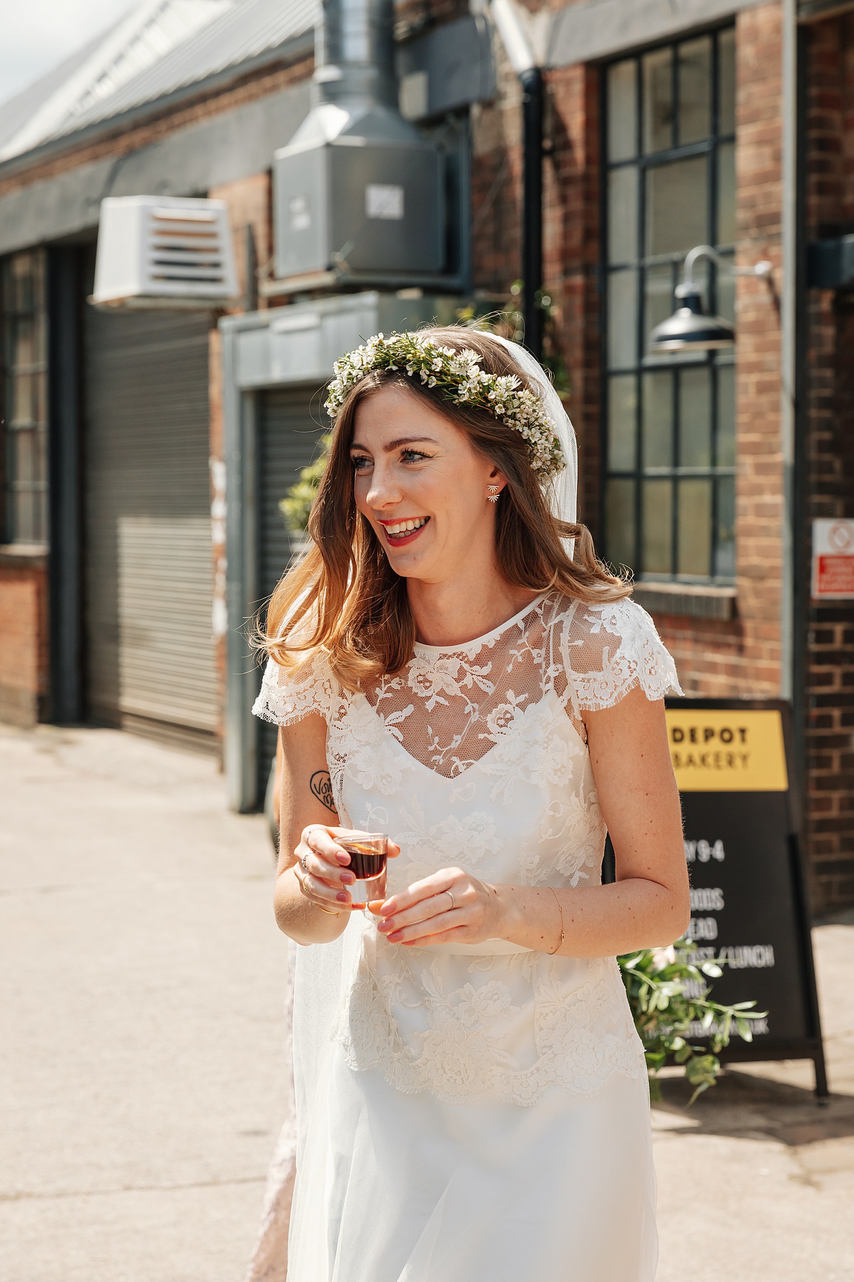 48 Warehouse Wedding Sheffield Halfpenny London bride