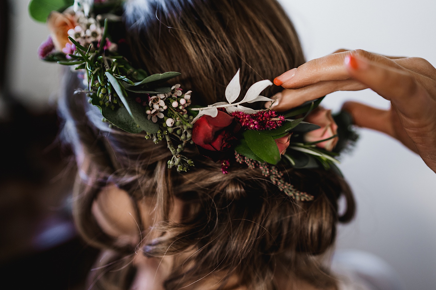 54 Larchfield Hall wedding Rue de Seine bride