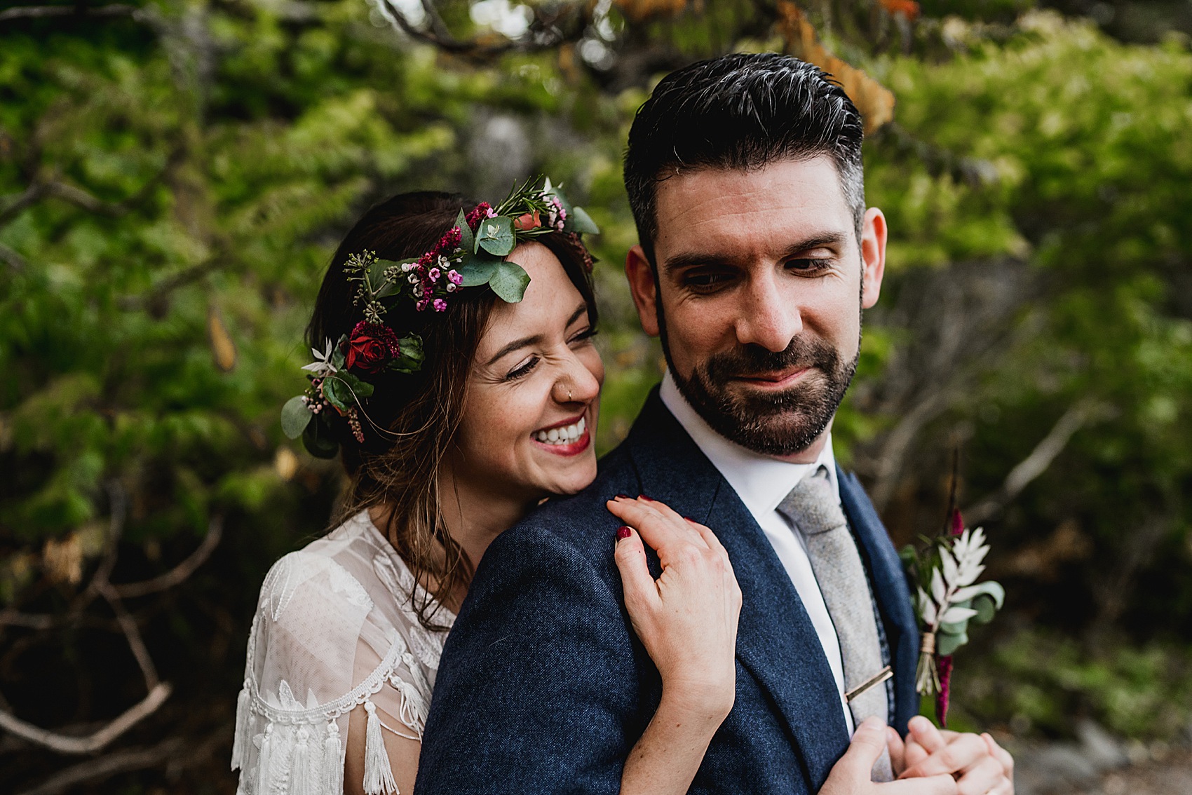 6 Larchfield Hall wedding Rue de Seine bride