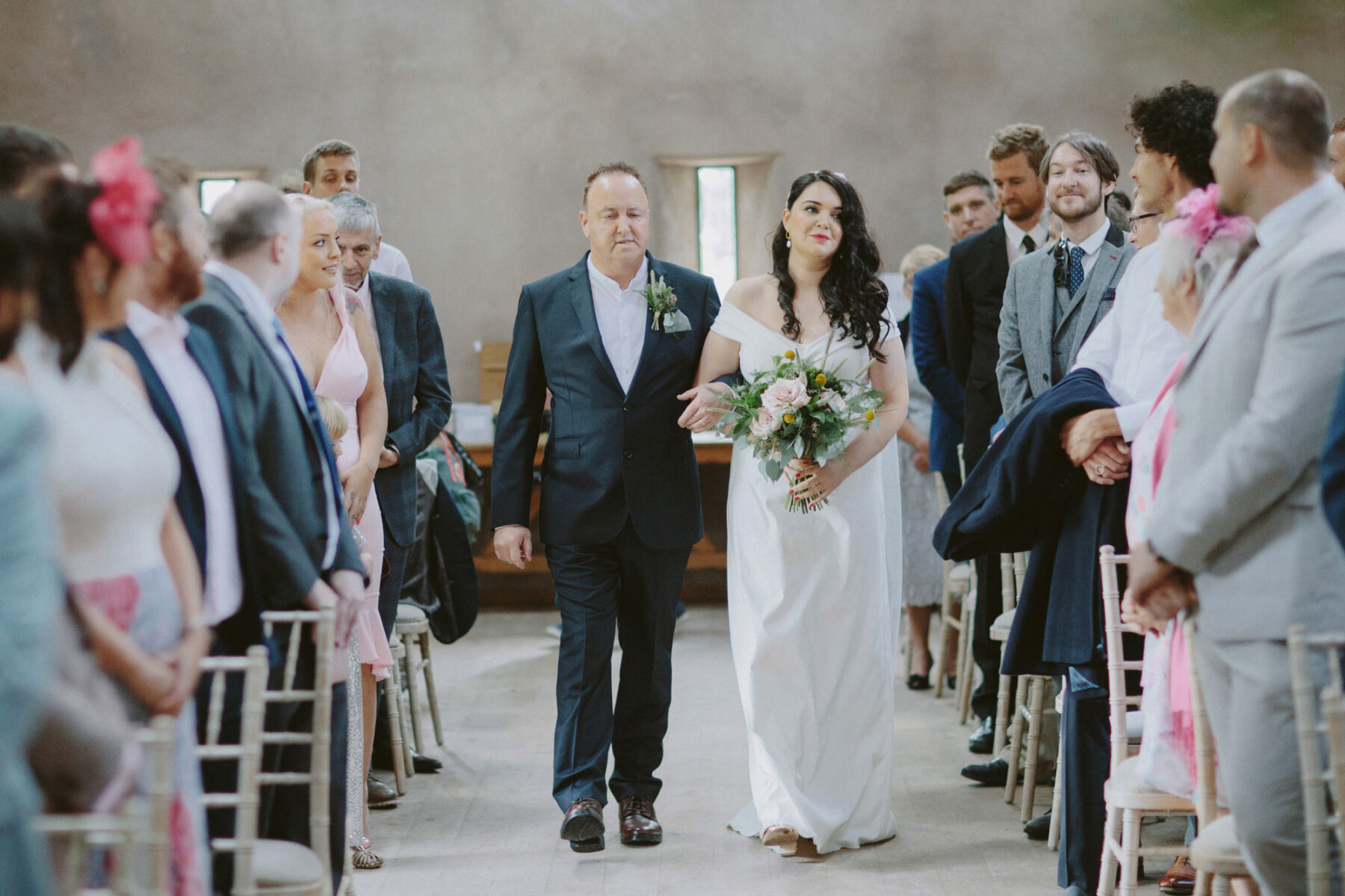 Halfpenny London bride with dad