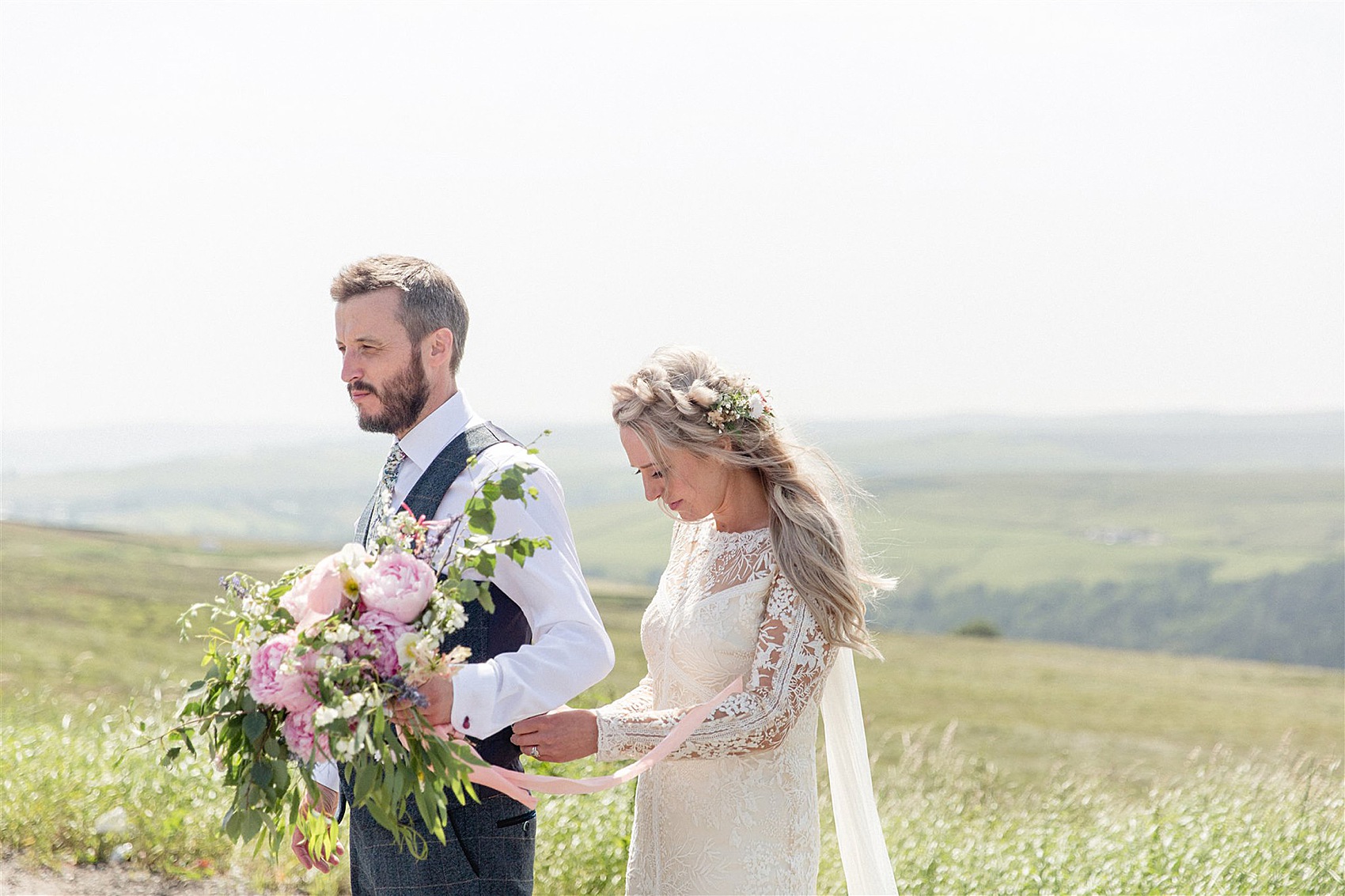 36 Boho wedding The Arches Dean Clough Mills