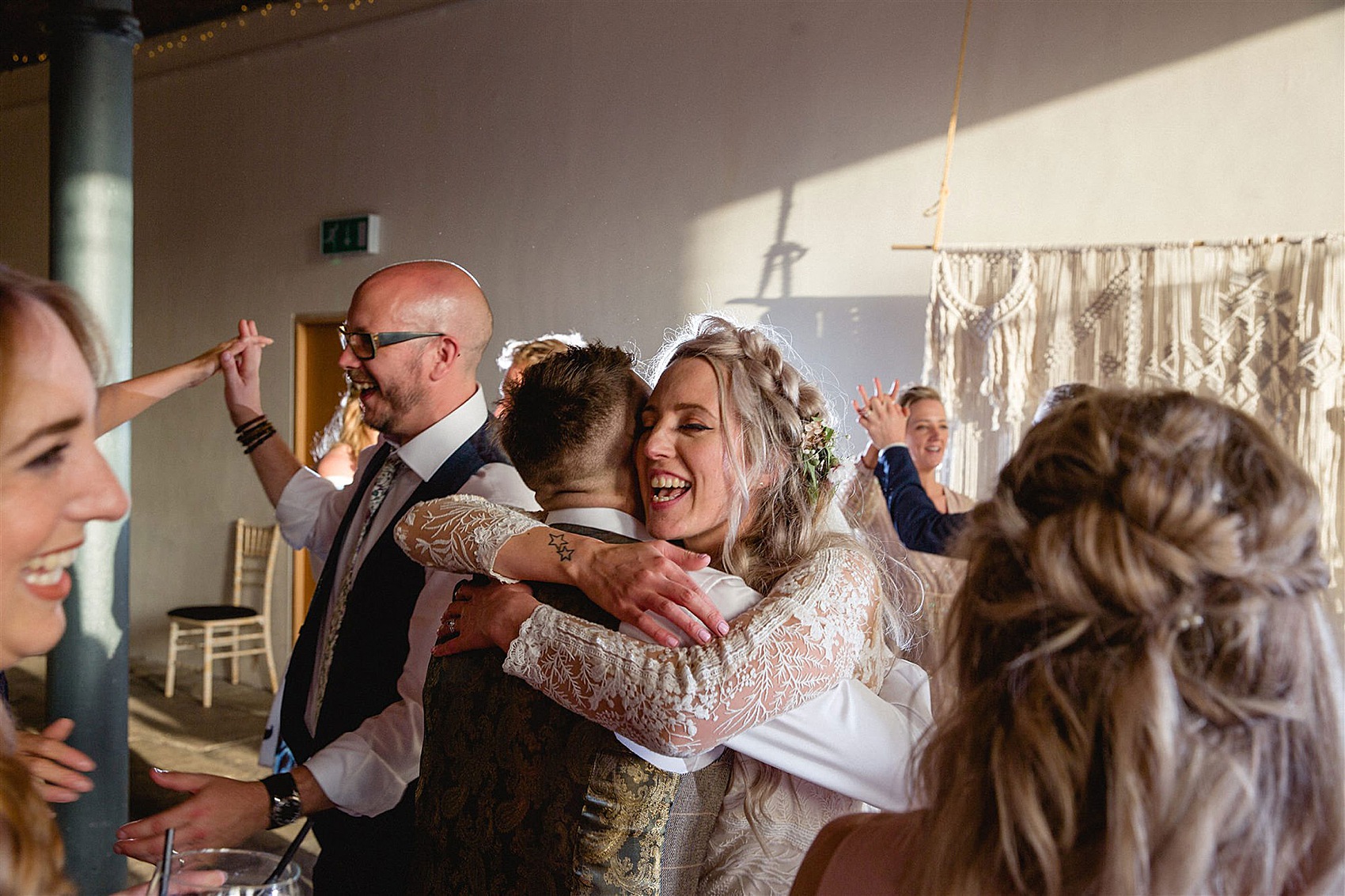 51 Boho wedding The Arches Dean Clough Mills