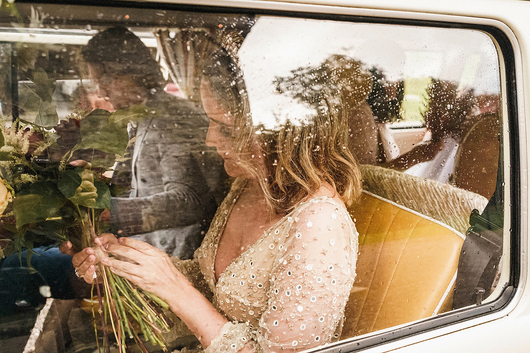 A September Barn Wedding With Lots of Festoon & Fairylights for a Creative Bride in a Gold Sequin Dress 12 Creative September Barn Wedding Gold Sequin Dress 12