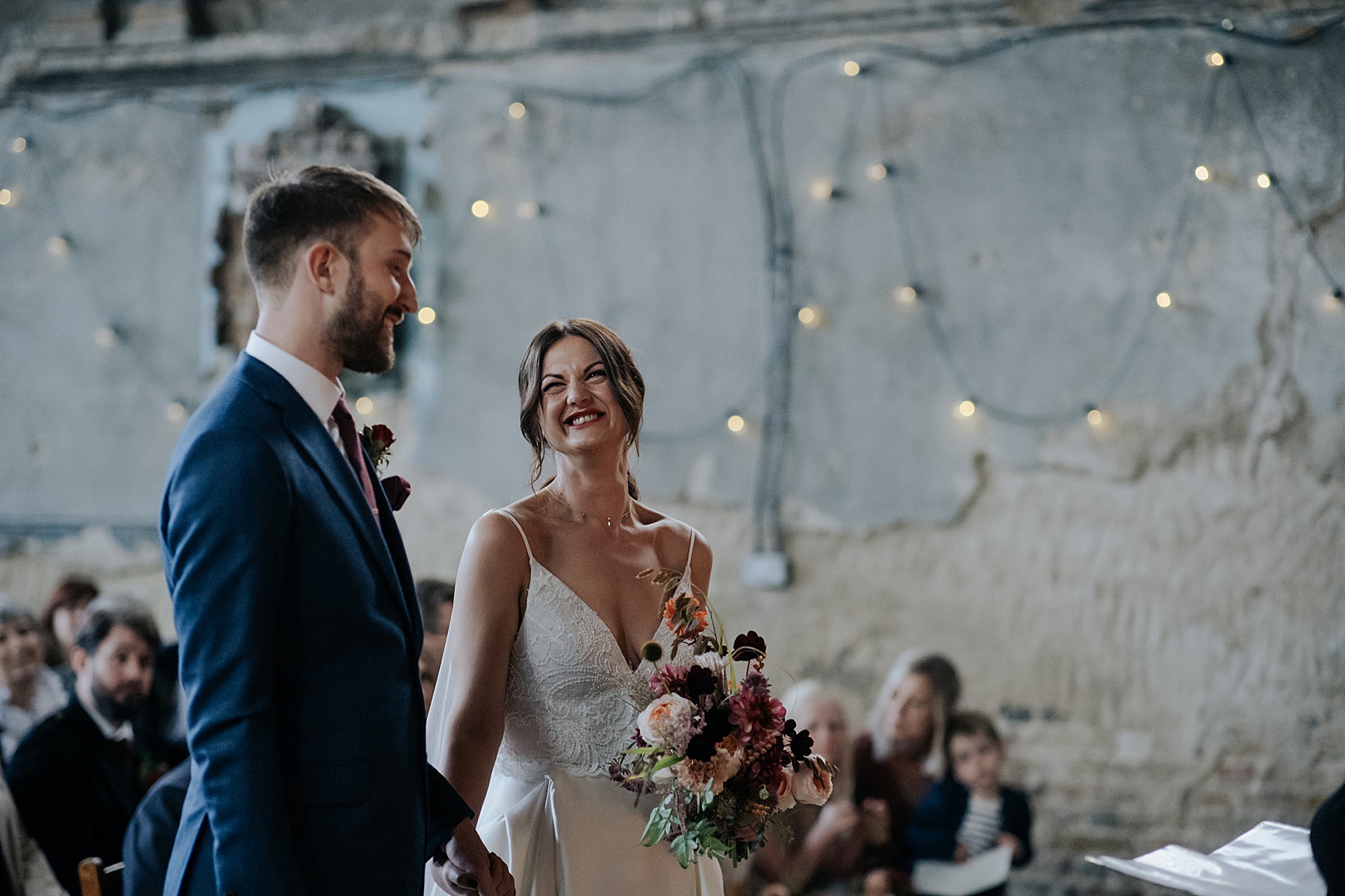 Halfpenny London bride warehouse wedding 28