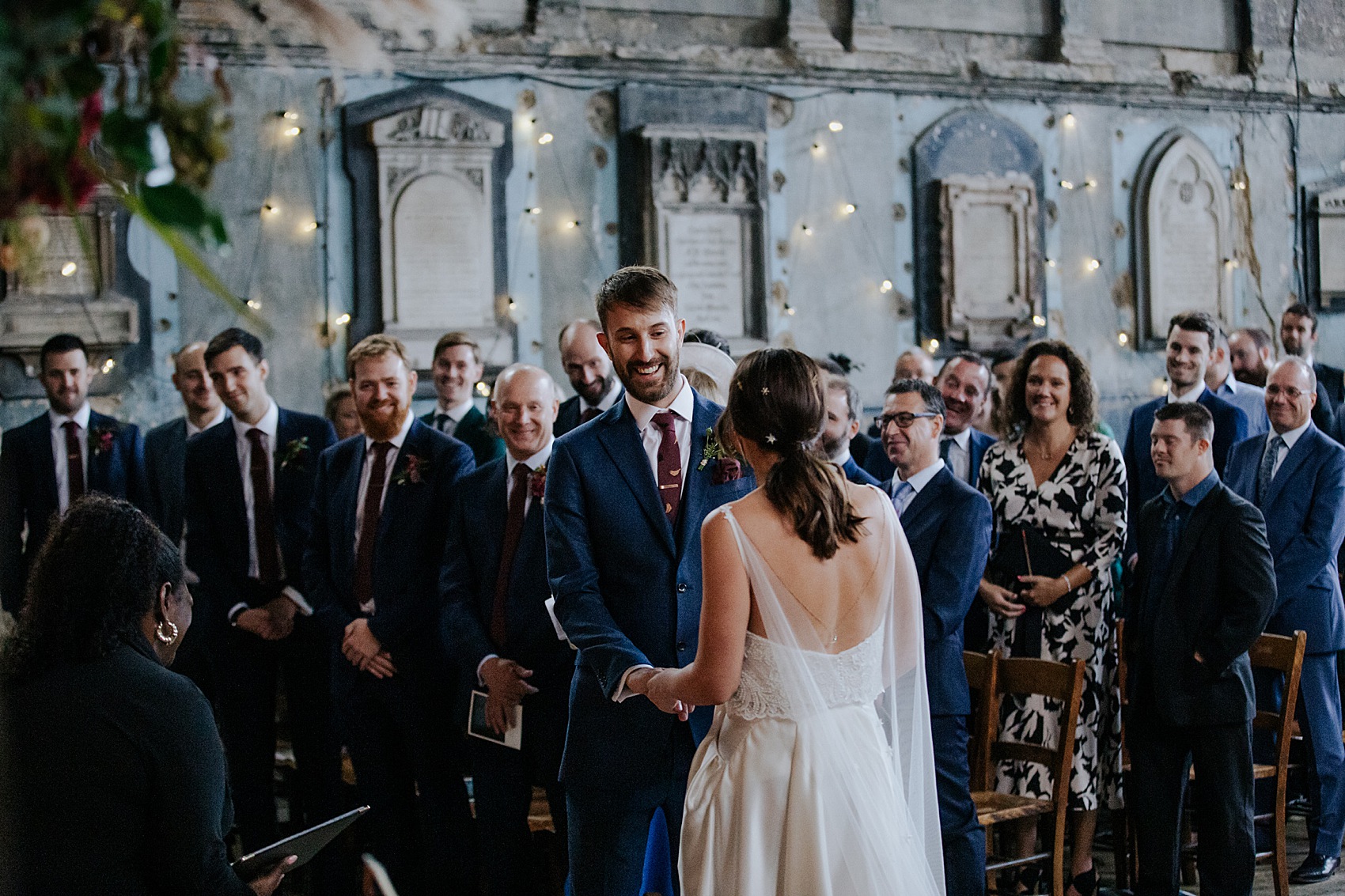 Halfpenny London bride warehouse wedding 31