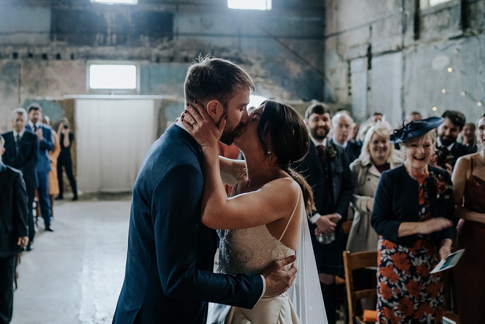 Halfpenny London bride warehouse wedding 32