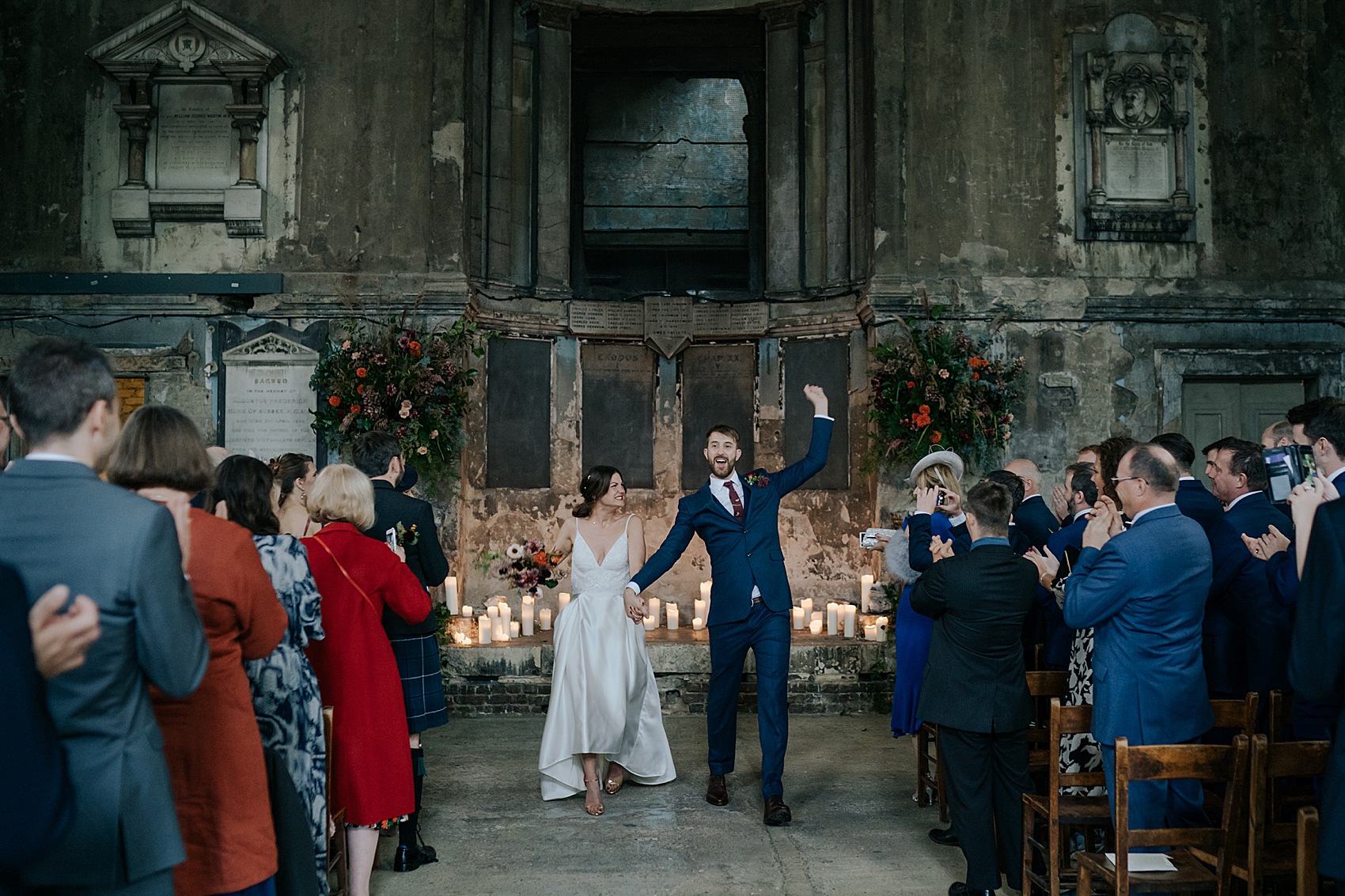 Halfpenny London bride warehouse wedding 34