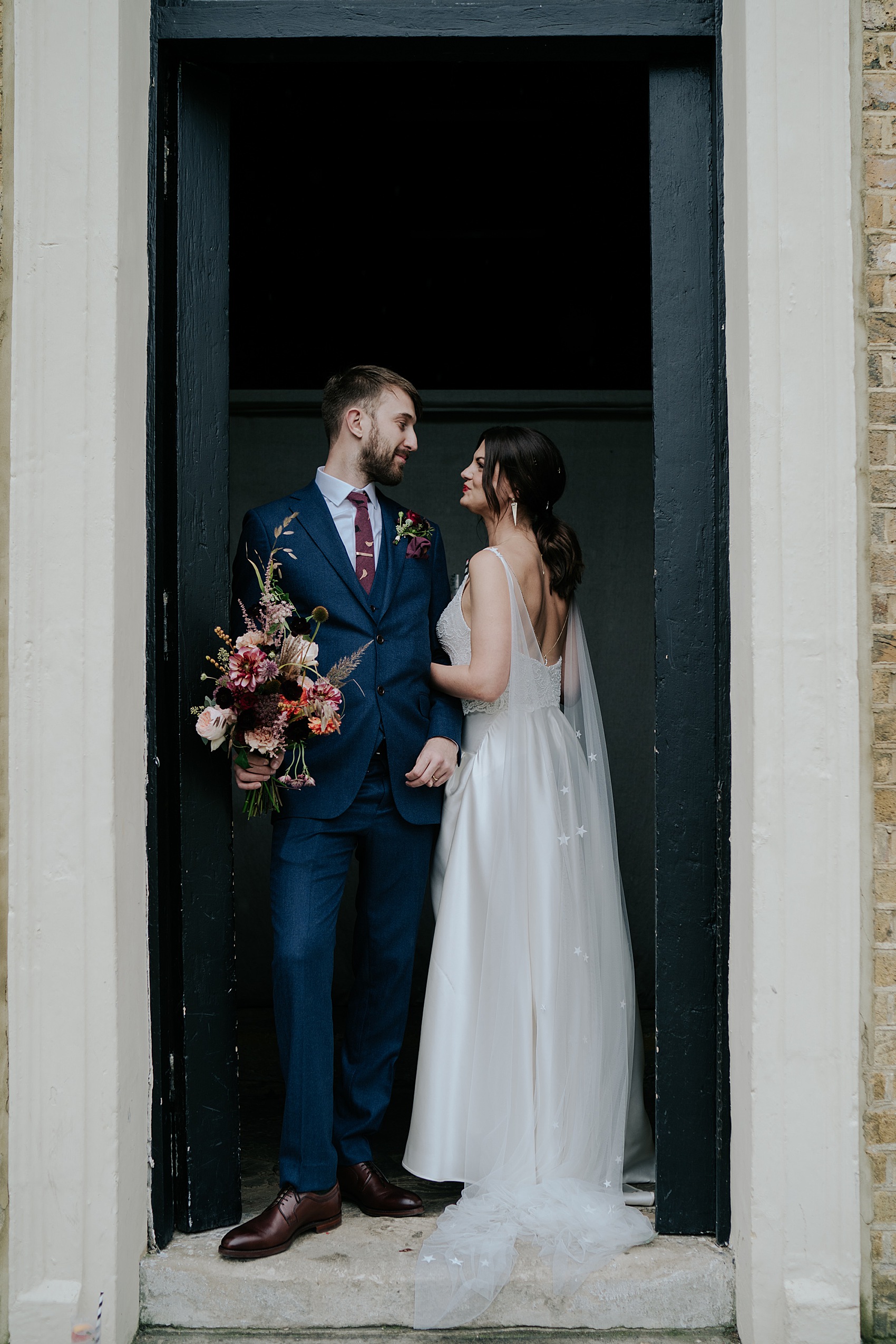 Halfpenny London bride warehouse wedding 35