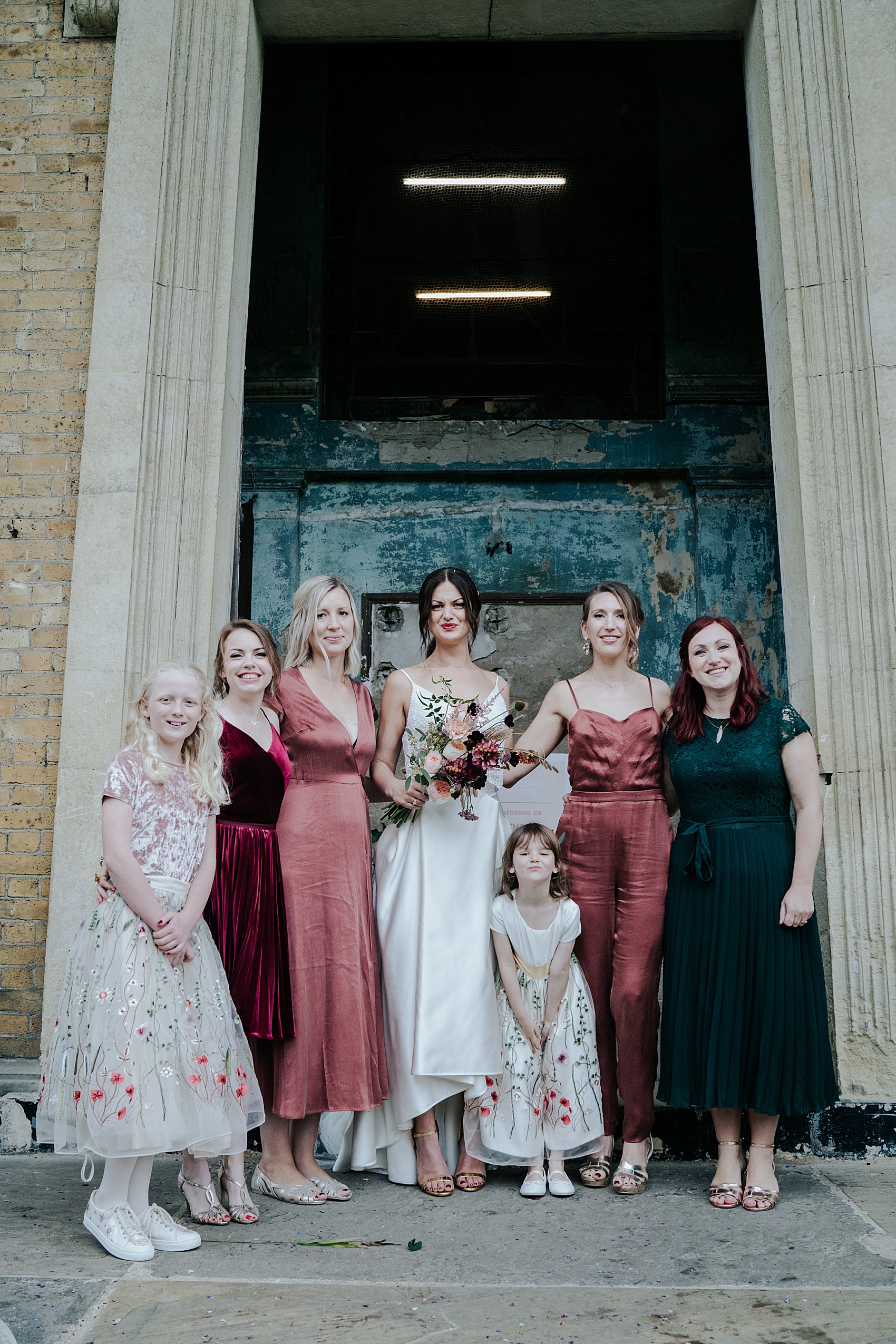 Halfpenny London bride warehouse wedding 43