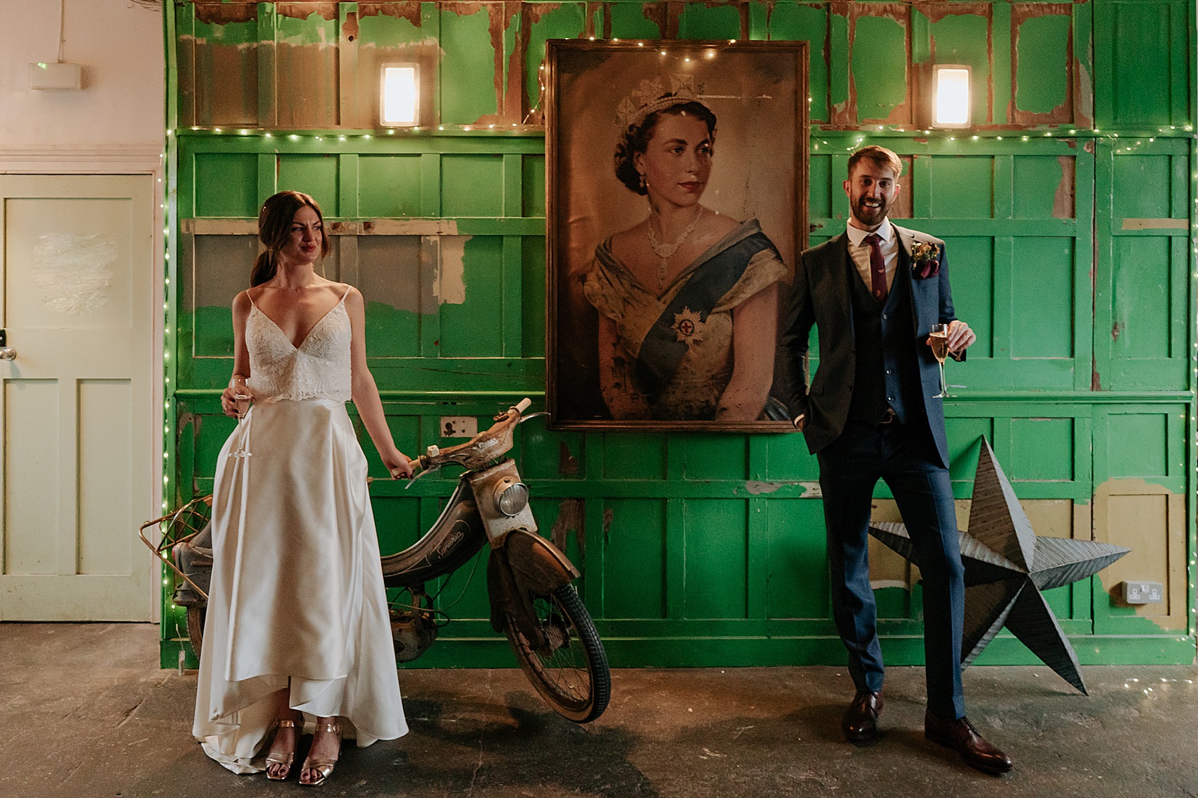 Halfpenny London bride warehouse wedding 52