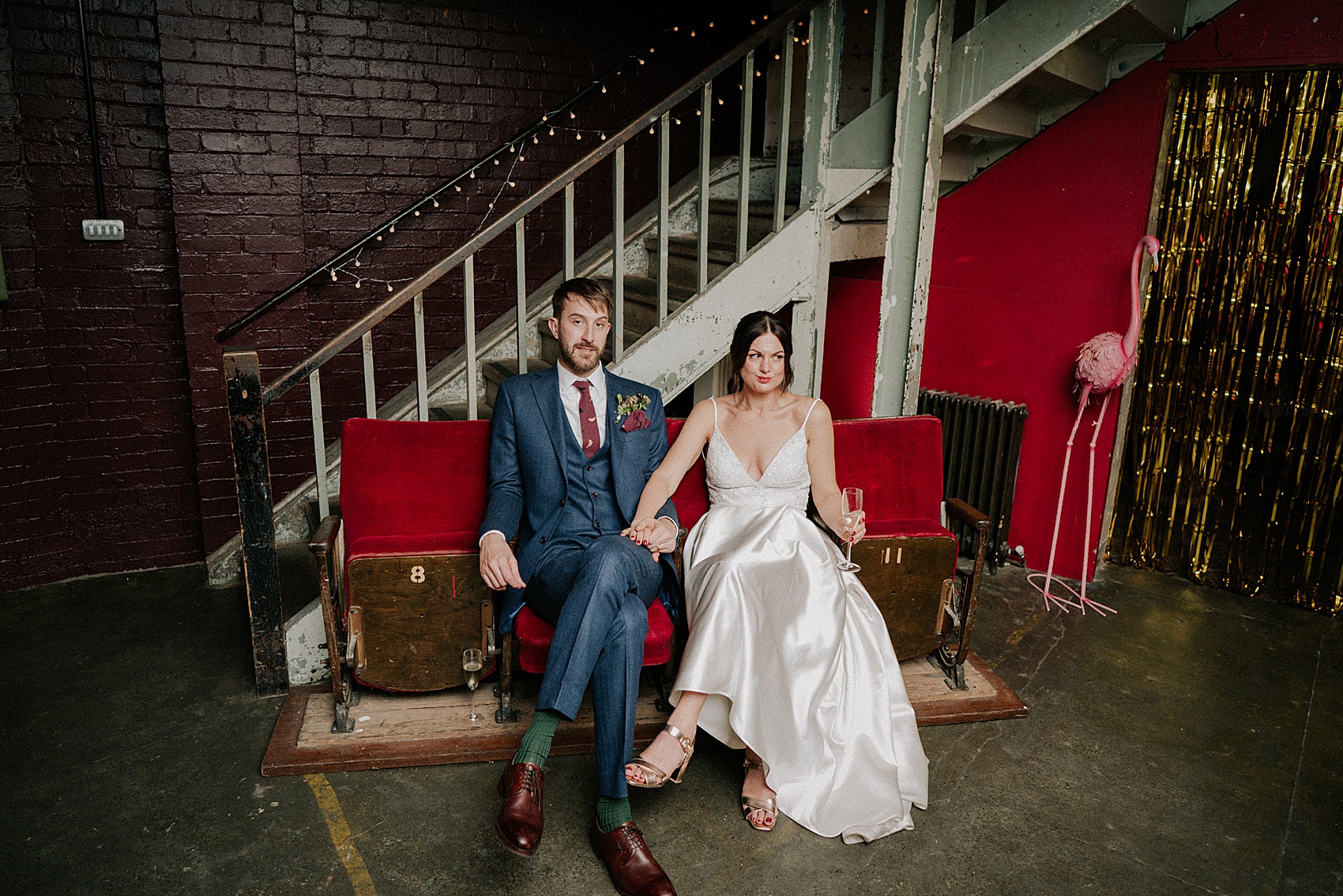 Halfpenny London bride warehouse wedding 54