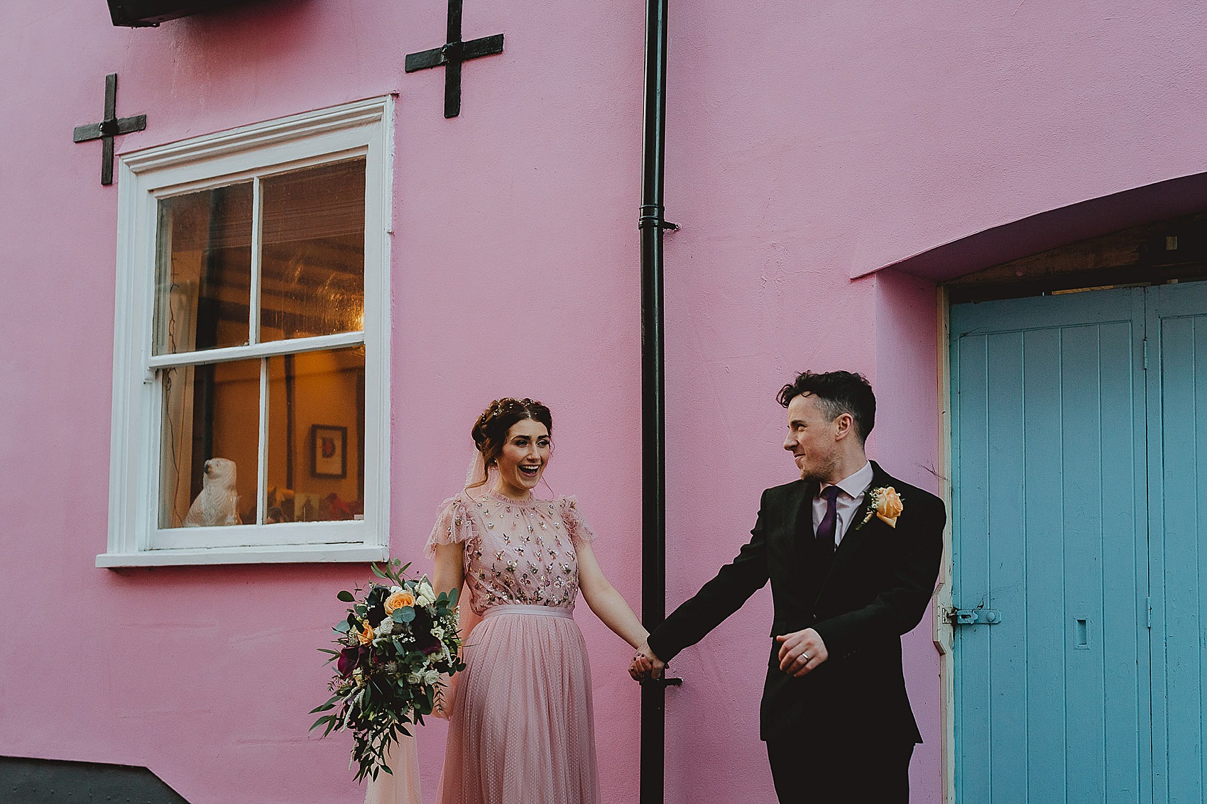 Pink Needle Thread wedding dress 35