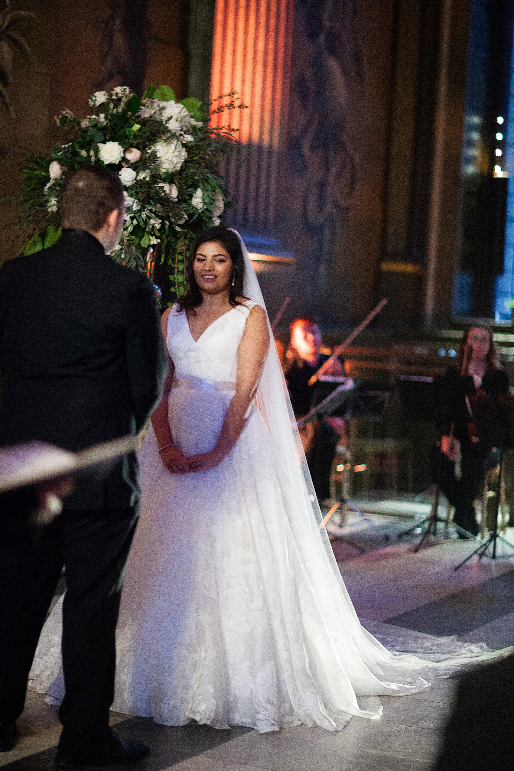 Suzanne Neville bride Old Royal Naval College wedding 11