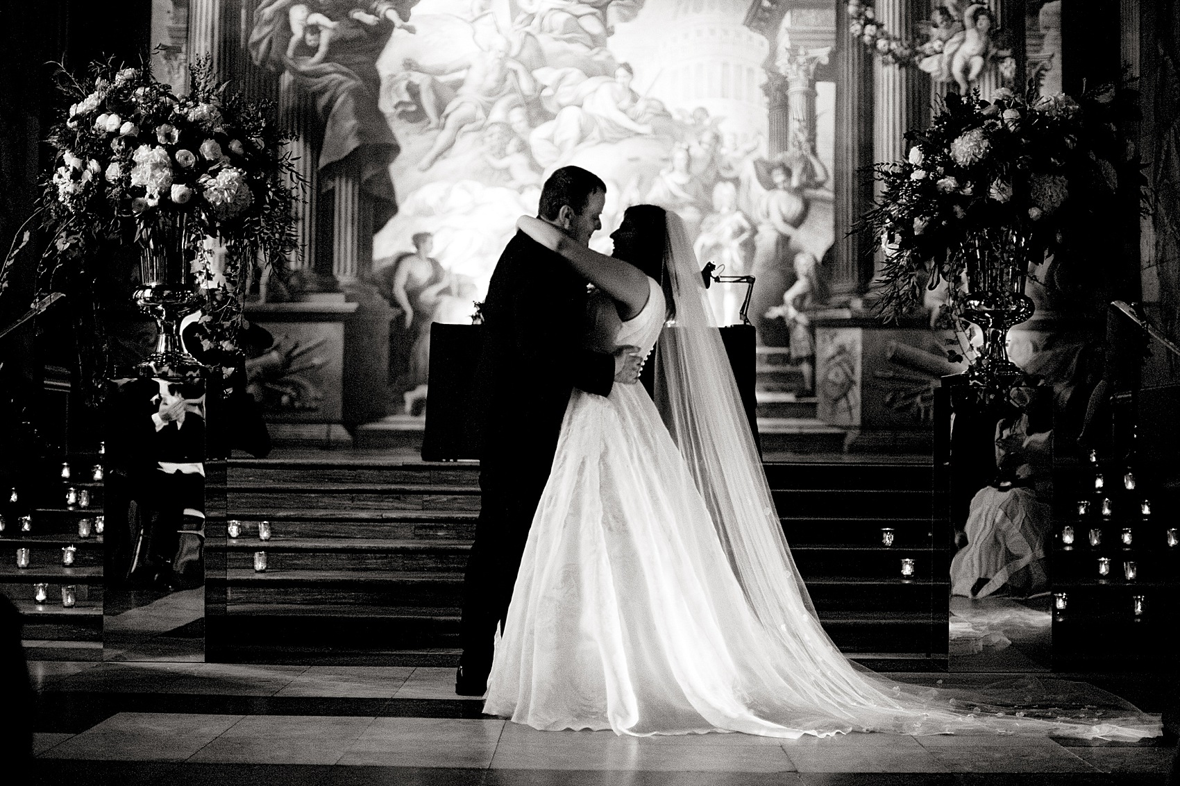 Suzanne Neville bride Old Royal Naval College wedding 16