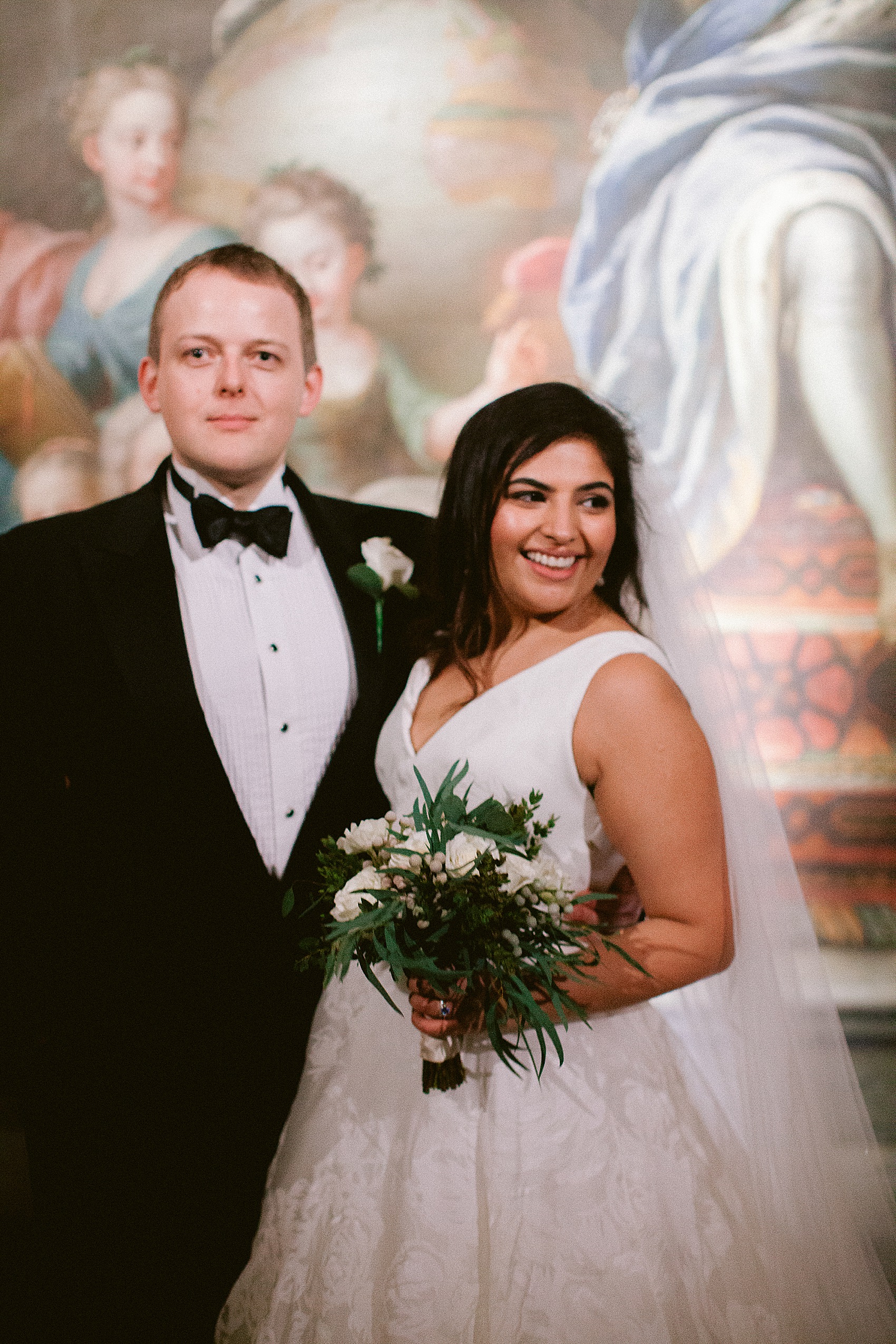 Suzanne Neville bride Old Royal Naval College wedding 31