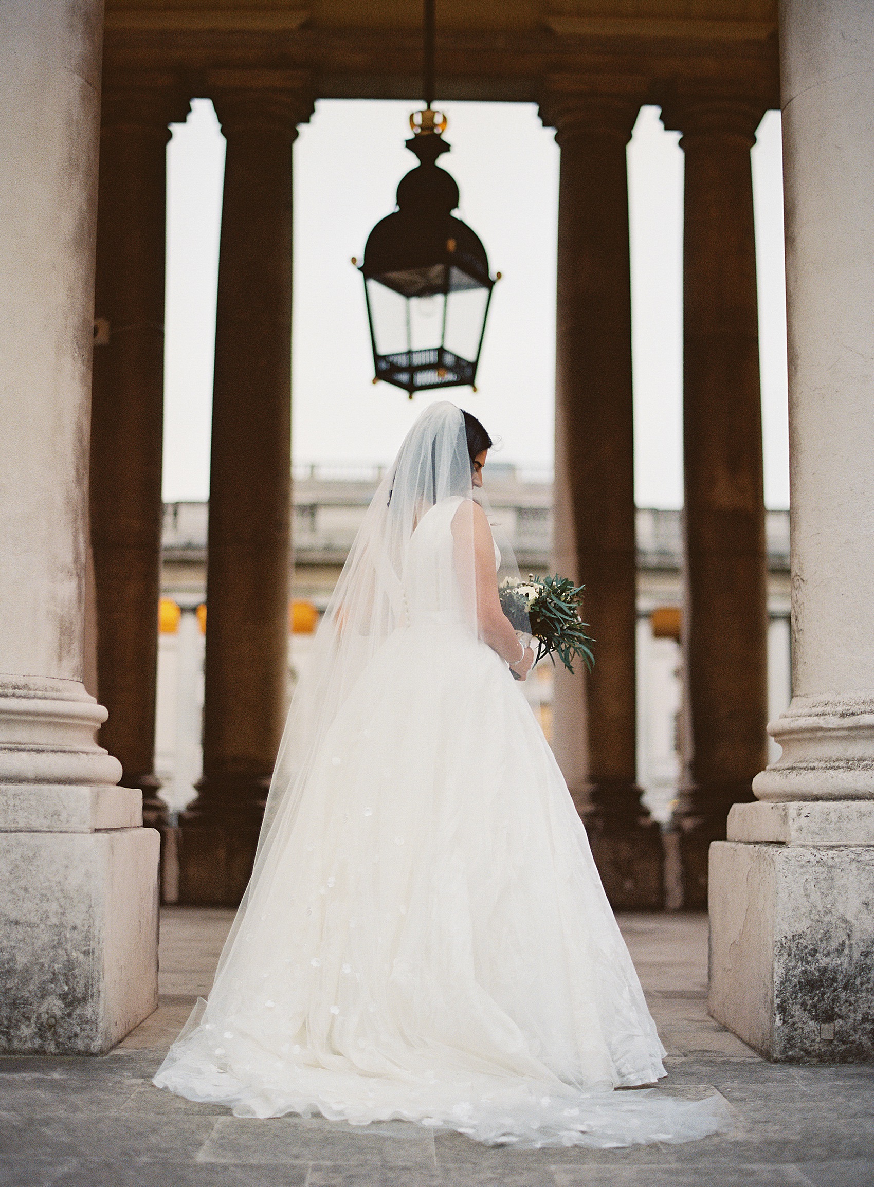 Suzanne Neville bride Old Royal Naval College wedding 57