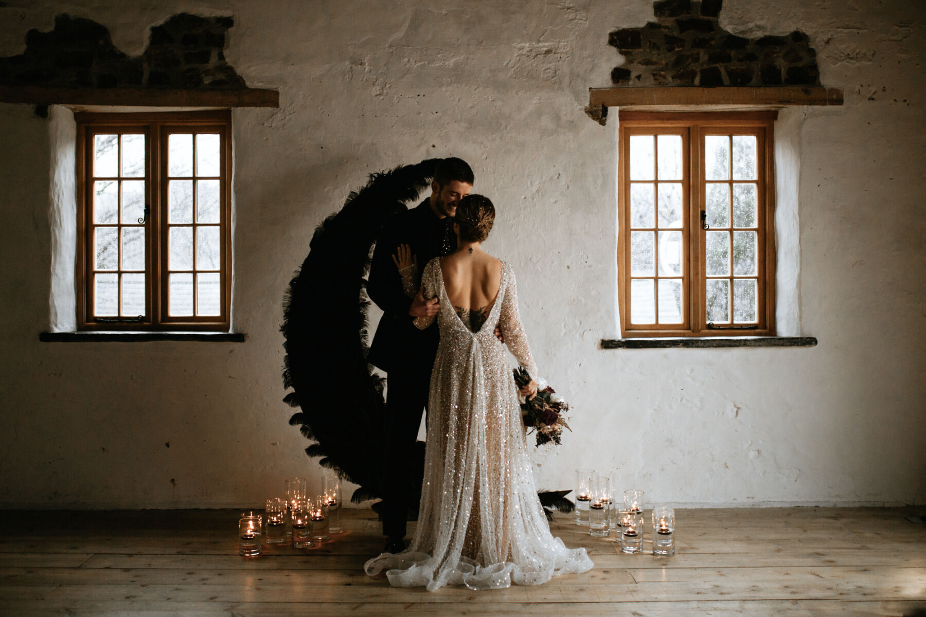 Love and Light in Times of Darkness: A Beautiful Styled Editorial at Launcells Barton Wedding Venue, Bude, Cornwall 5 Total Eclipse 71