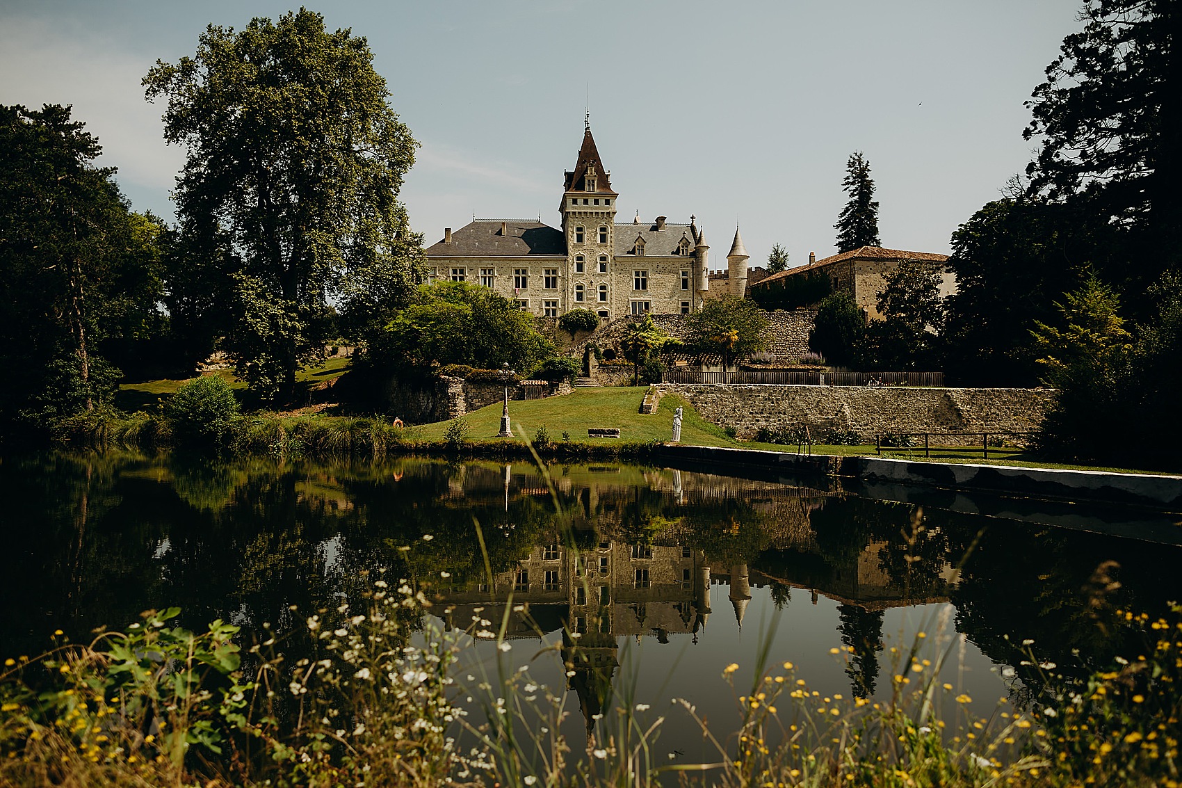 Two brides Sassi Holford French Chateau Wedding 3