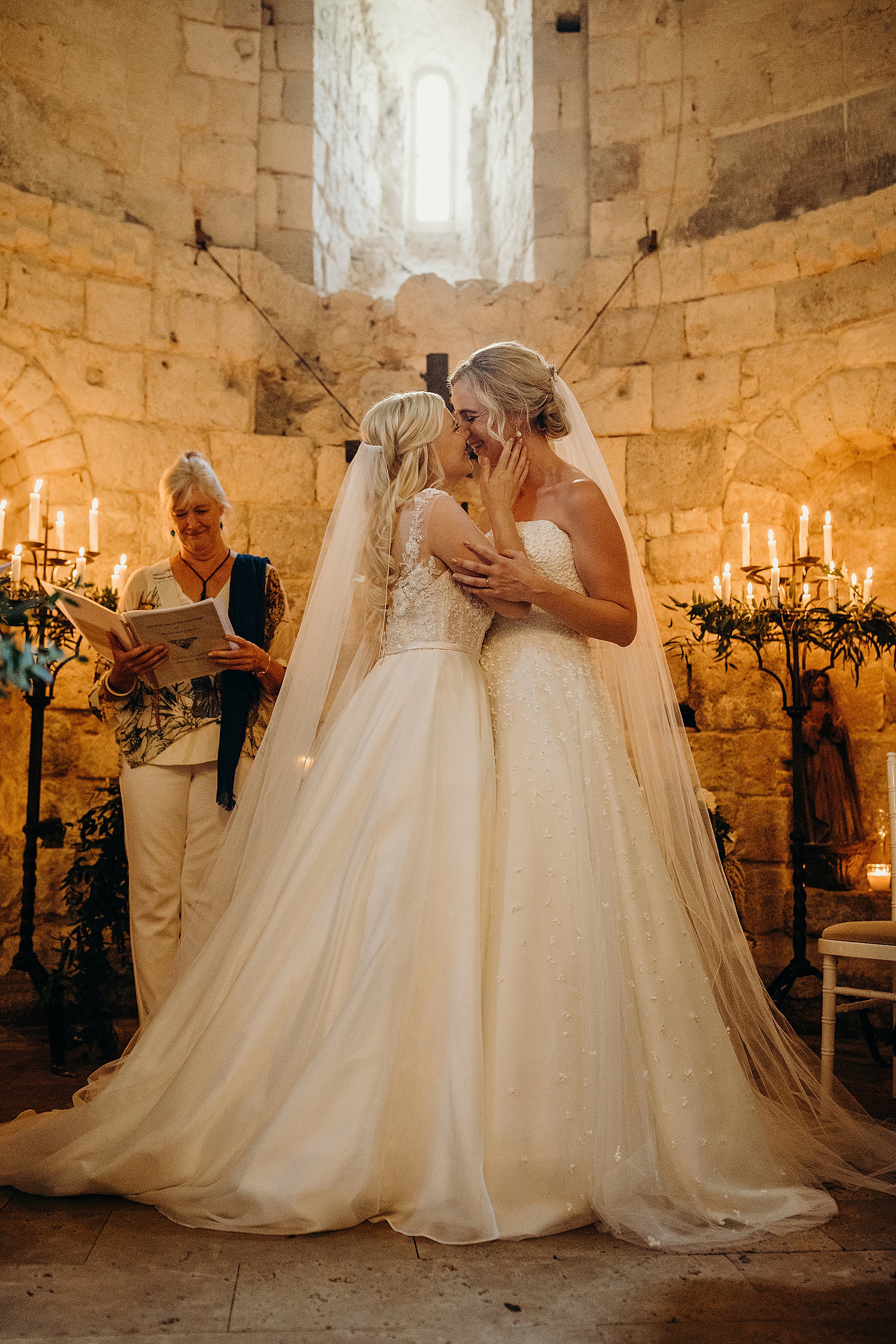 Two Brides in Sassi Holford and Their Elegant French Destination Wedding at  Chateau de Lisse | Love My Dress®, UK Wedding Blog, Podcast, Directory &  Shop