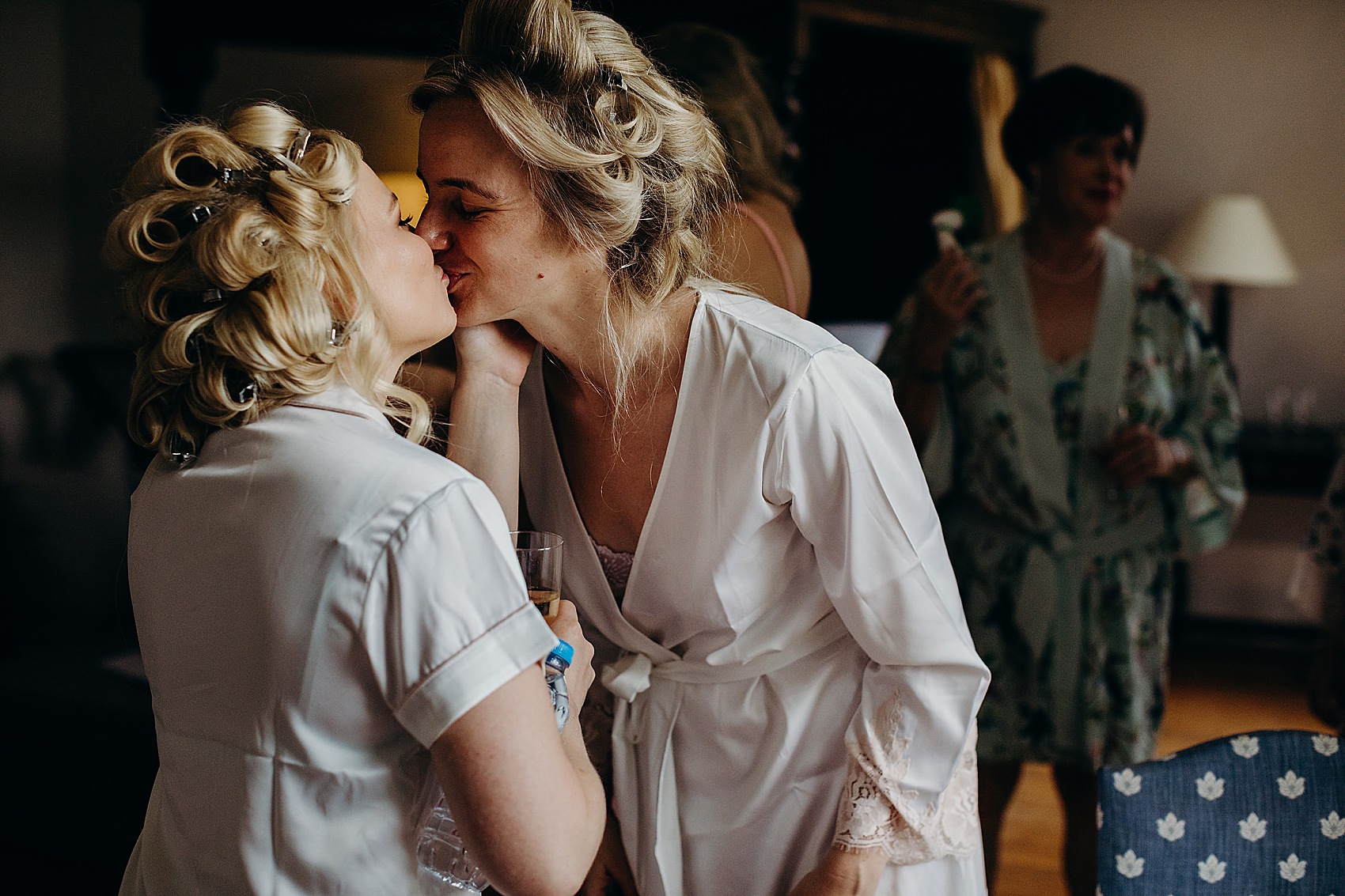 Two brides getting ready 2