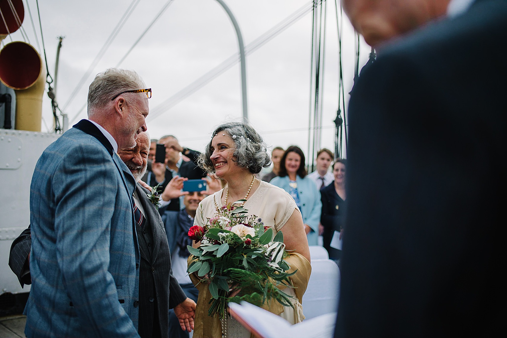 Wedding on a boat 1920s vintage dress 20