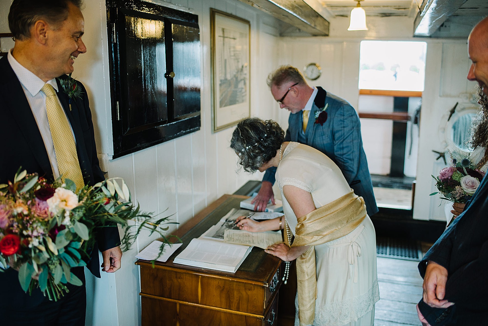 Wedding on a boat 1920s vintage dress 31