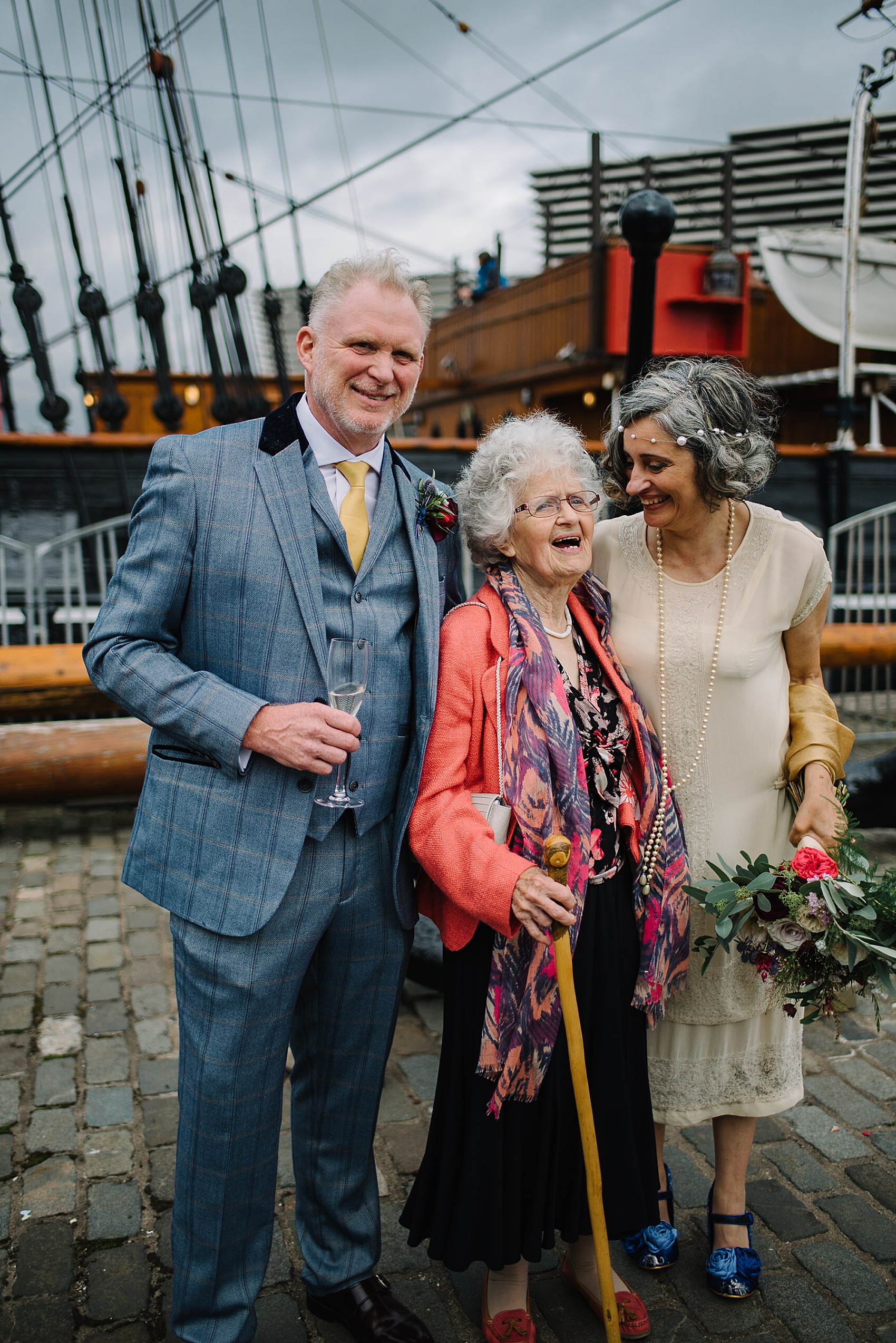 Wedding on a boat 1920s vintage dress 36