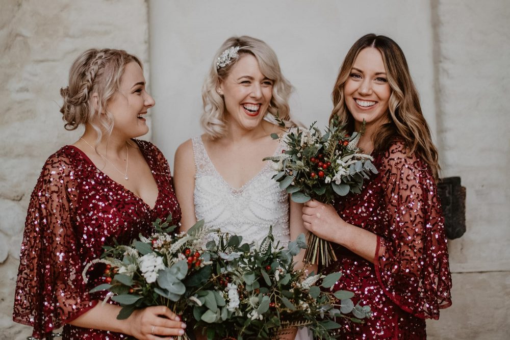 A Small & Intimate City Wedding In Winter, with a Bride in Willowby by ...