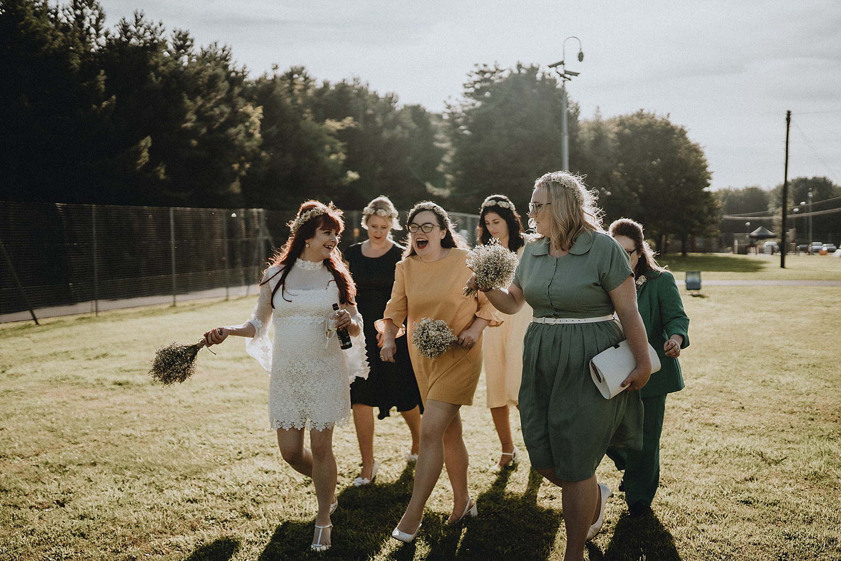 1960s inspired wedding sunflowers 32