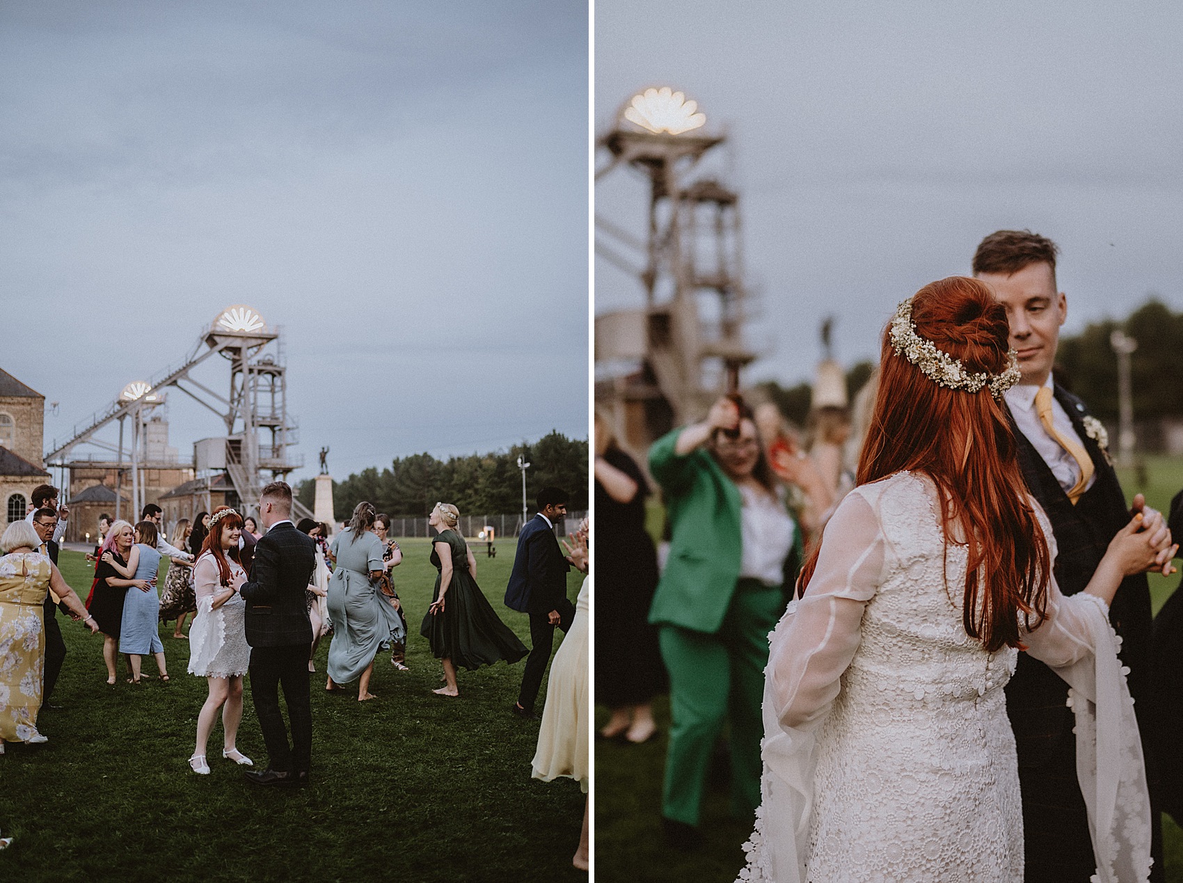 1960s inspired wedding sunflowers 48