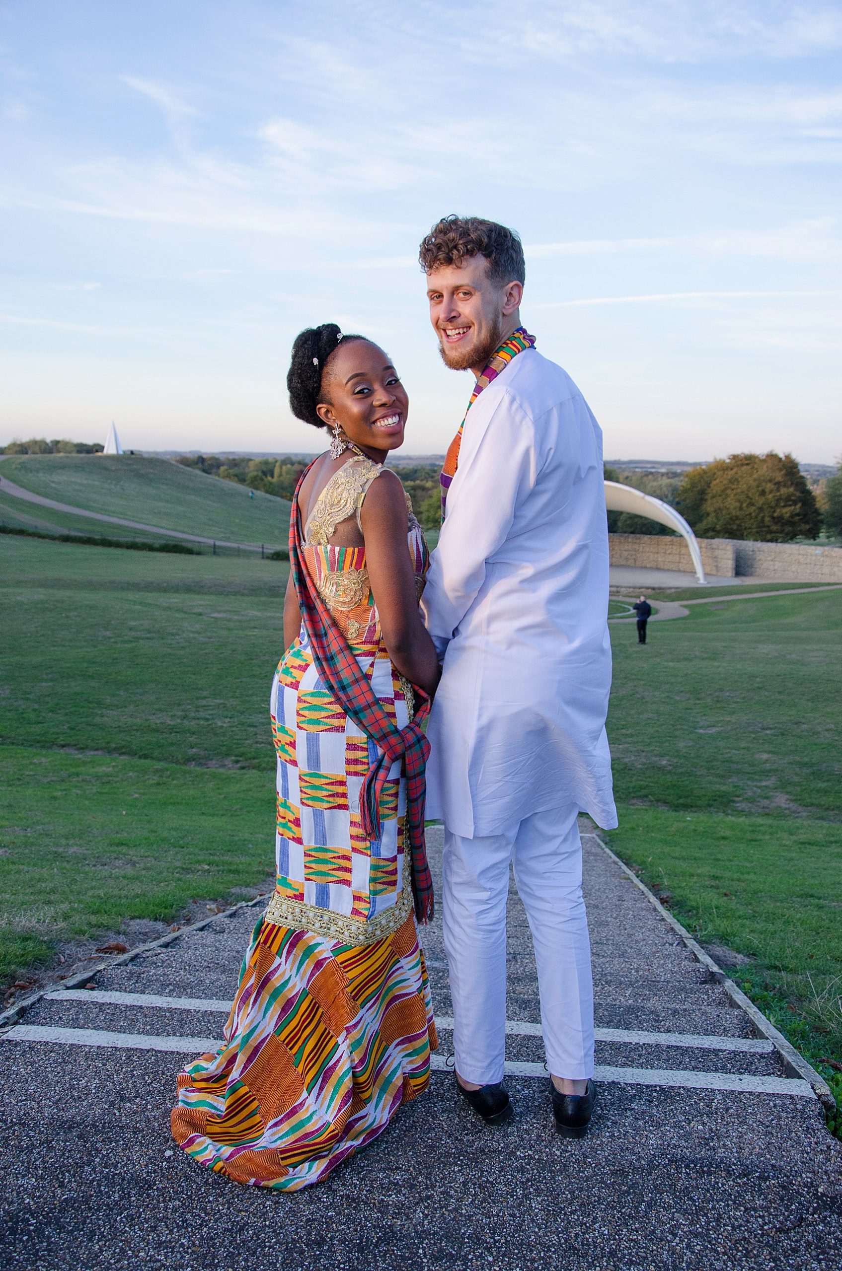 3 Multi racial wedding Rita Colson Dress scaled