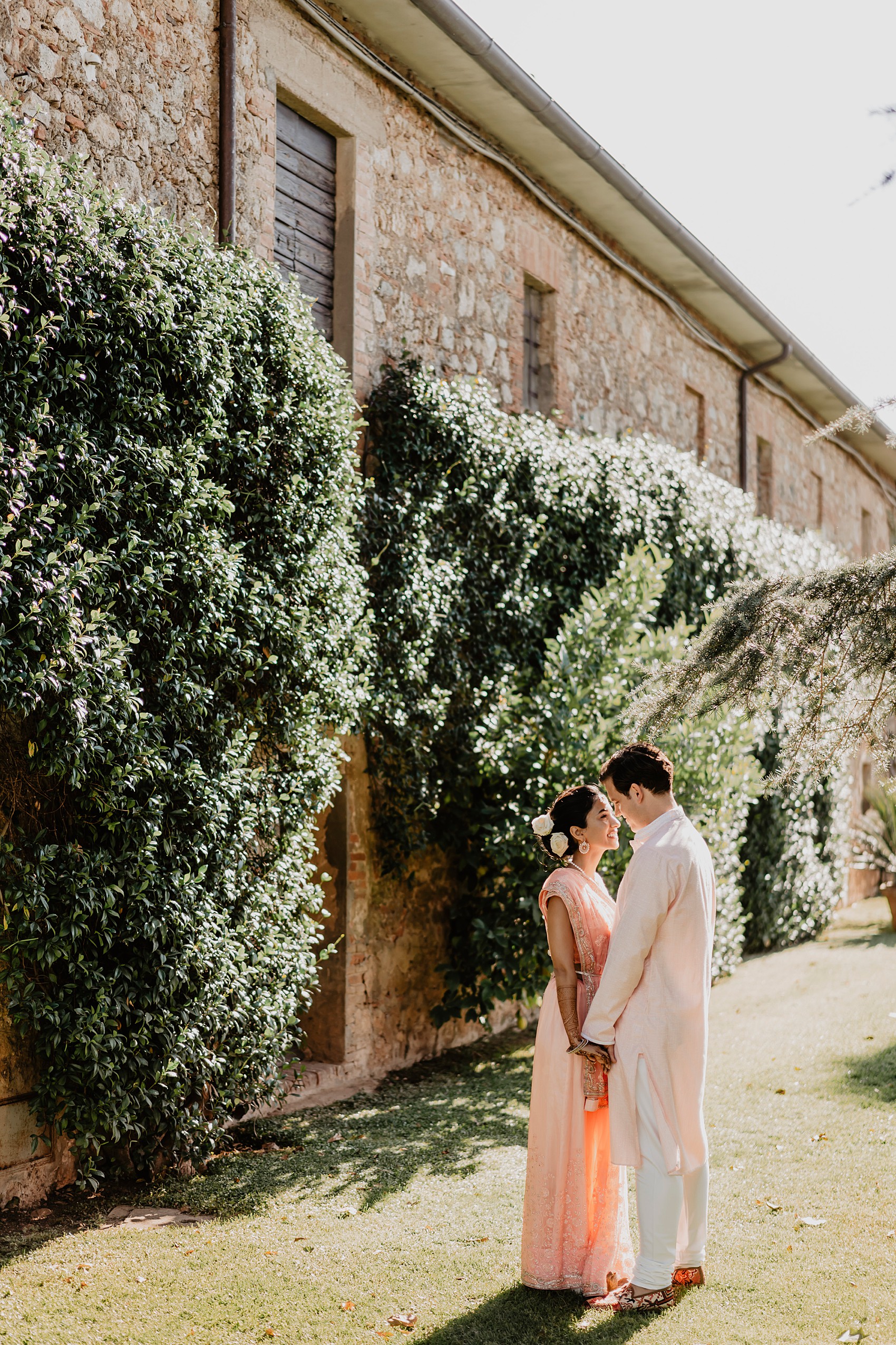 Berta dress Indian wedding Tuscany 2