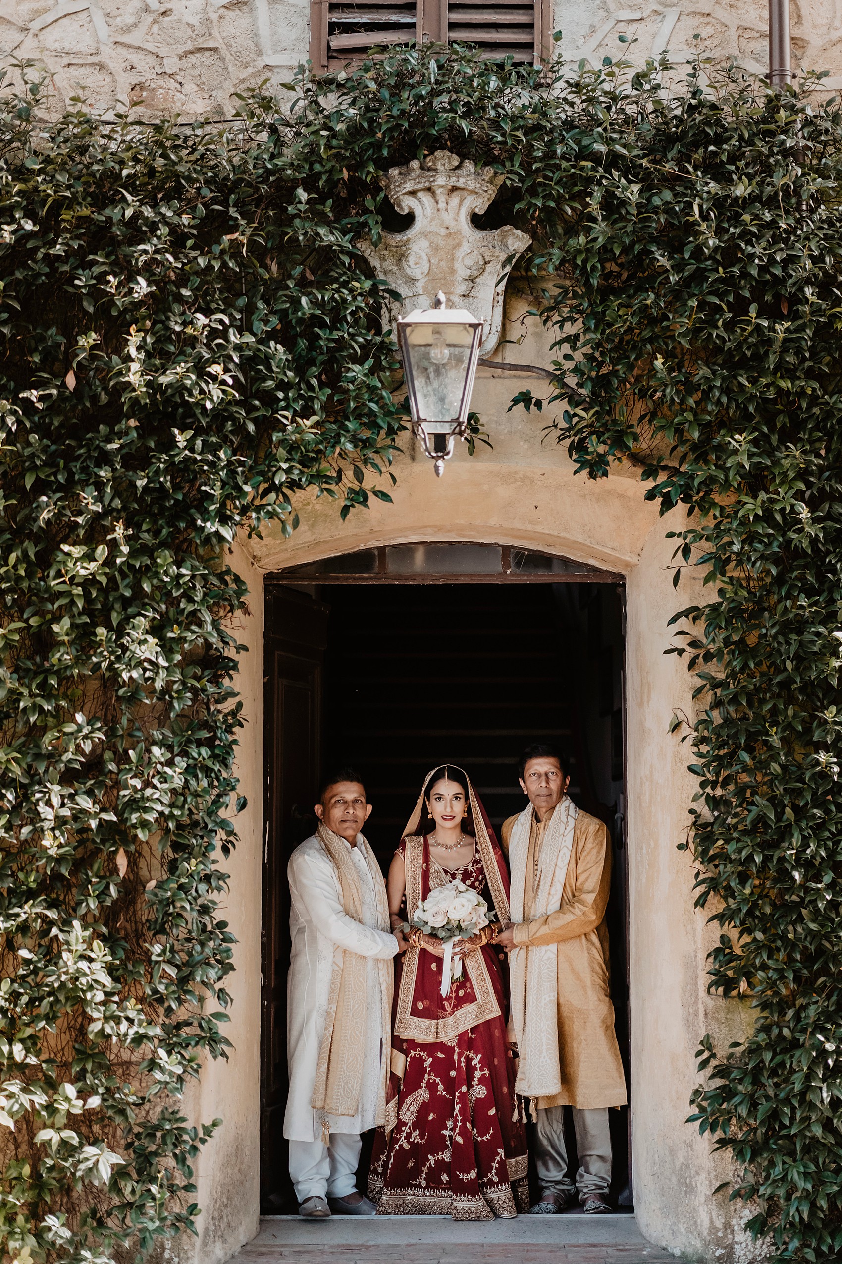 Berta dress Indian wedding Tuscany 27