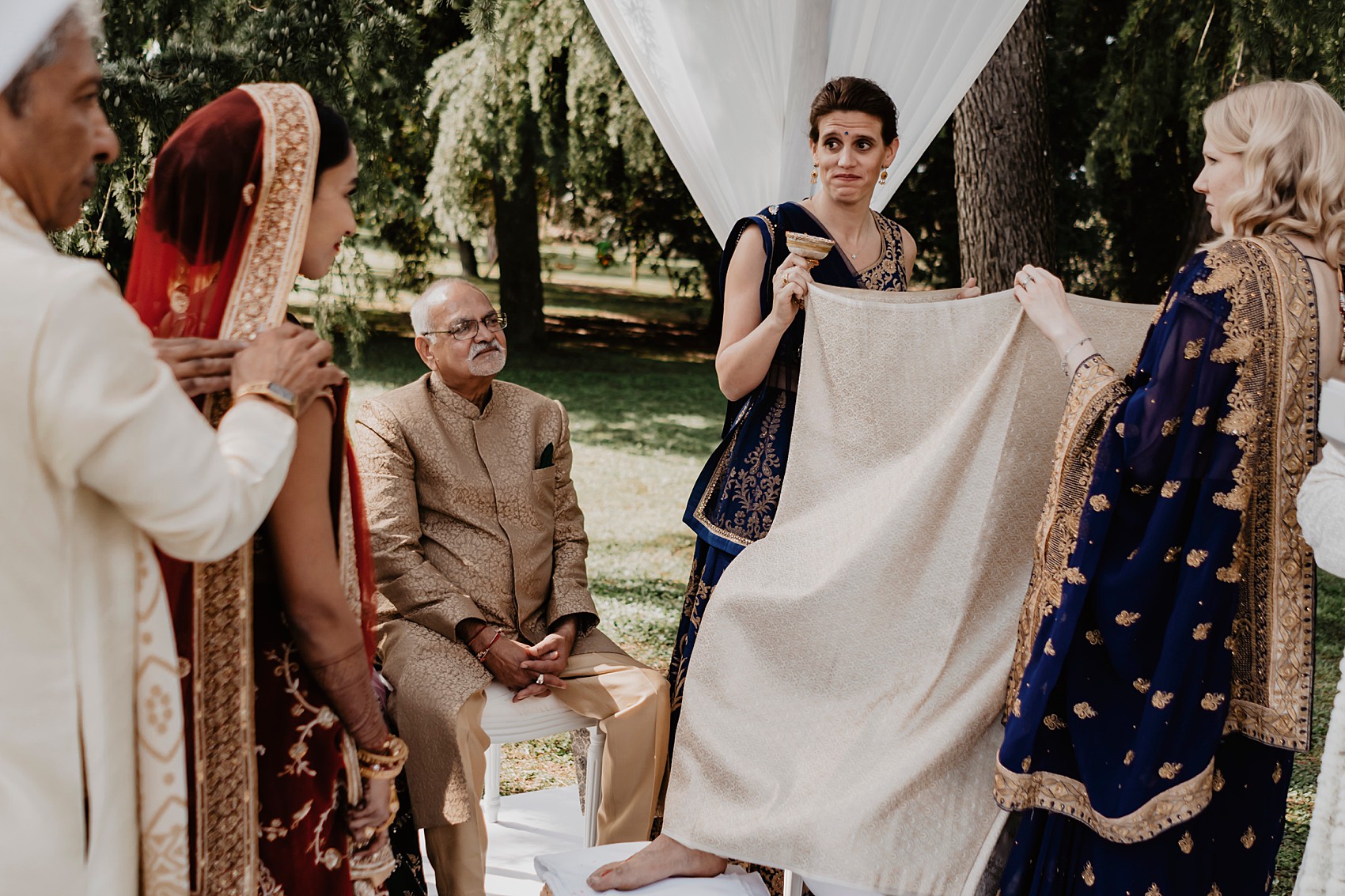 An Elegant Indian-American Wedding in Tuscany With a Multi