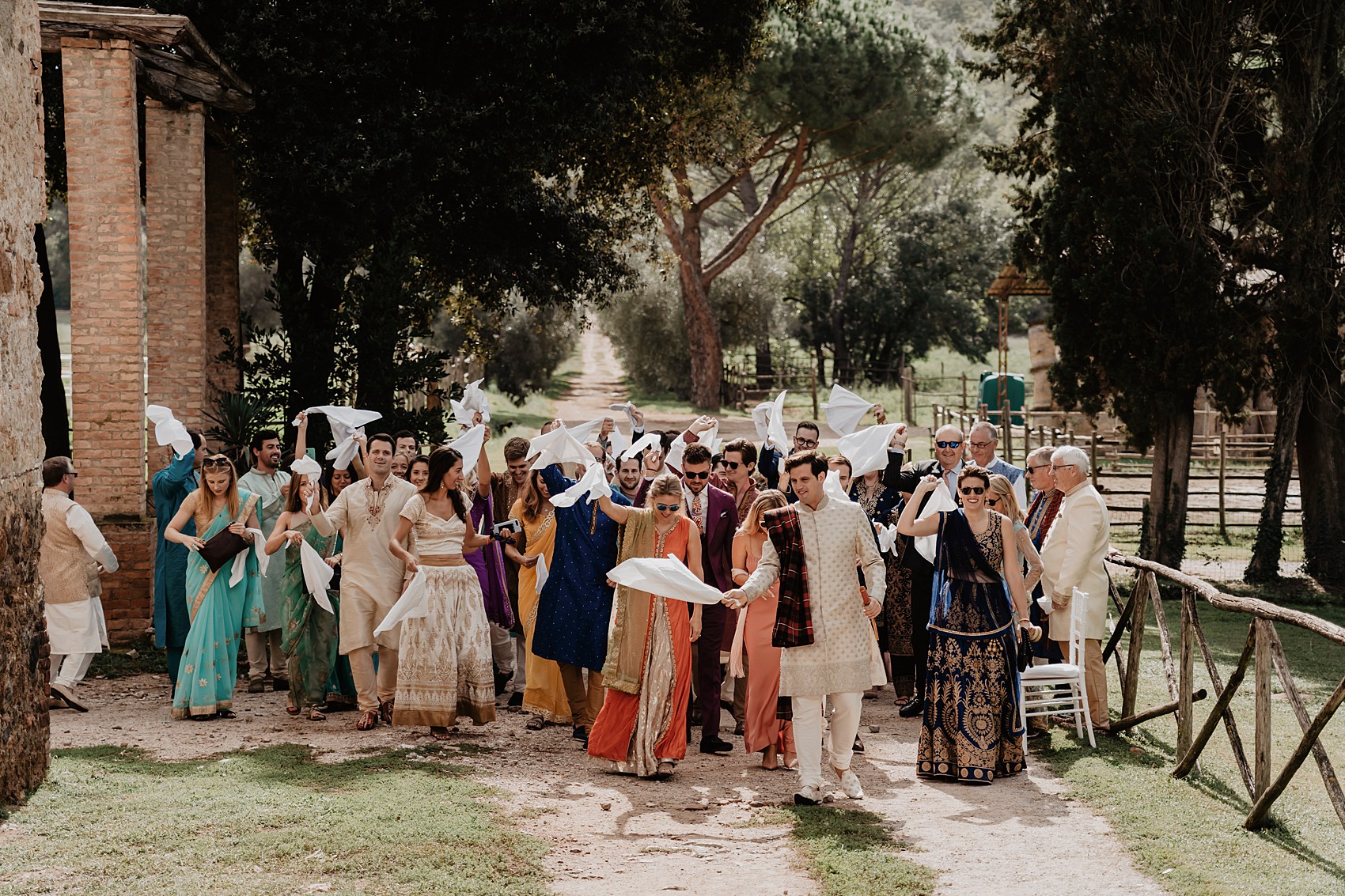 Berta dress Indian wedding Tuscany 50