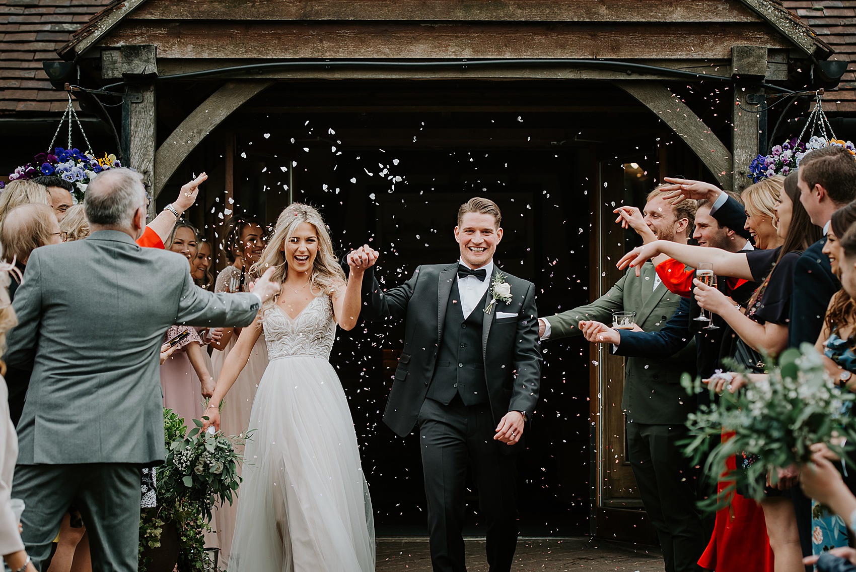 Cooling Castle Barn Wedding Kent 37