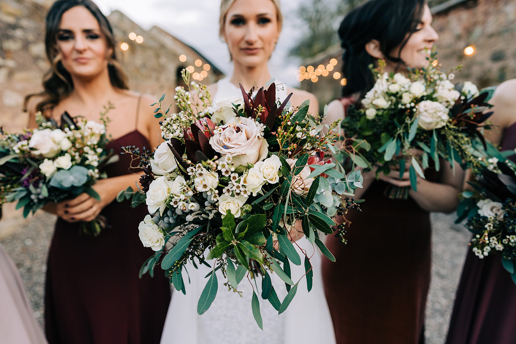 Cosy Autumn Candlelit Scottish Wedding 32