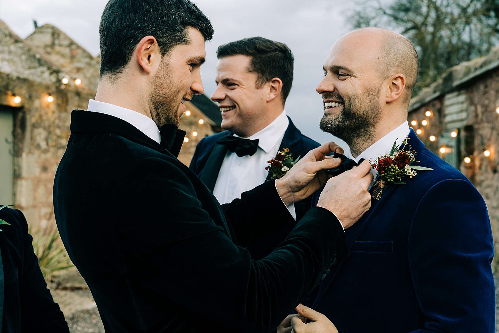 Cosy Autumn Candlelit Scottish Wedding 34