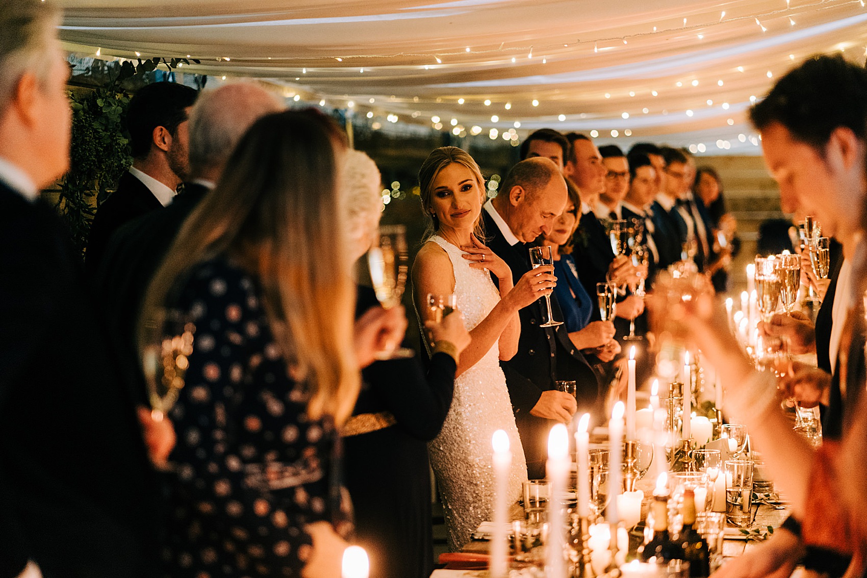 Cosy Autumn Candlelit Scottish Wedding 49