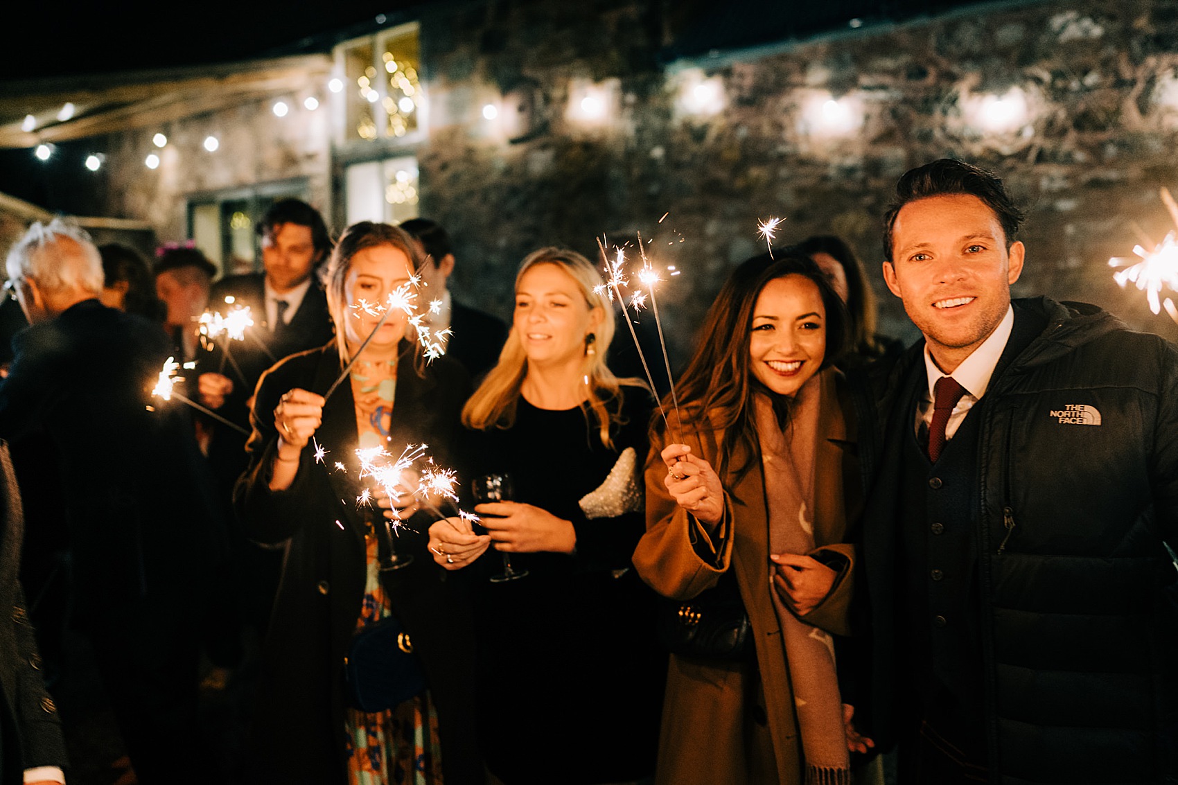 Cosy Autumn Candlelit Scottish Wedding 52