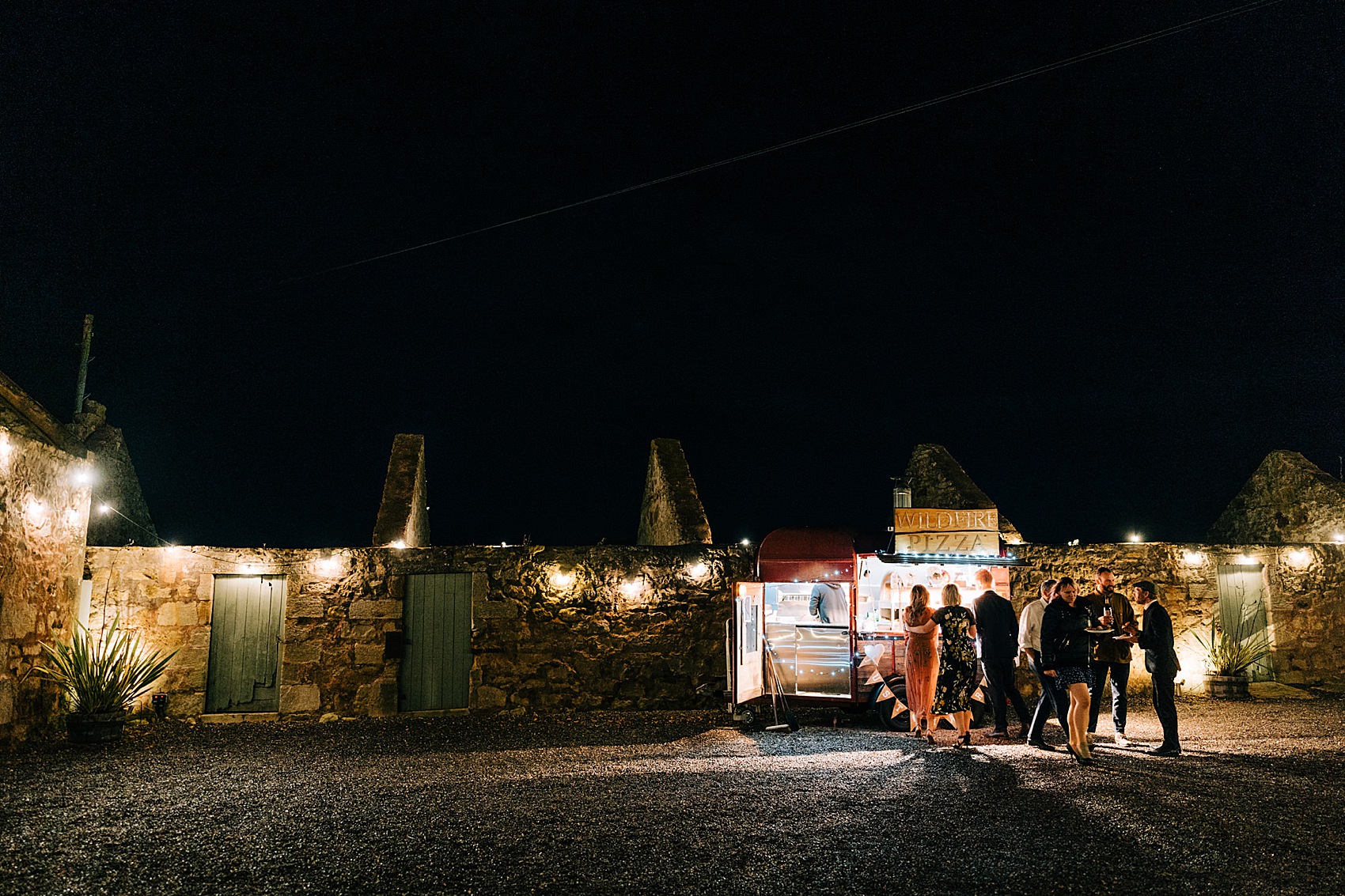 Cosy Autumn Candlelit Scottish Wedding 59