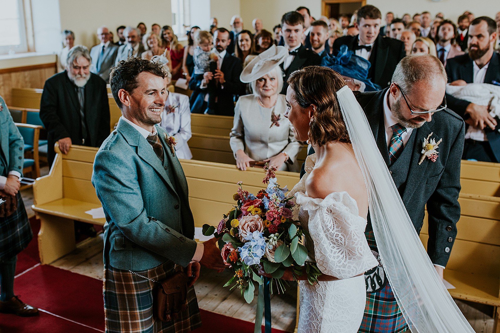 Karen Willis Holmes bride Outer Hebrides wedding 14