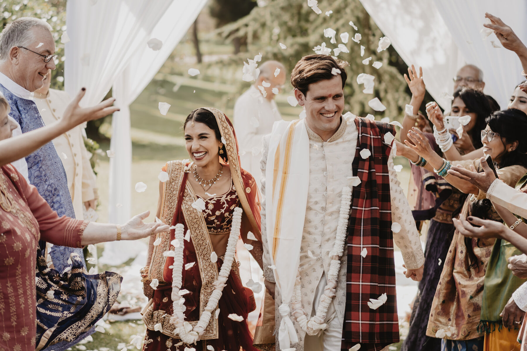 hindu indian american multicultural wedding