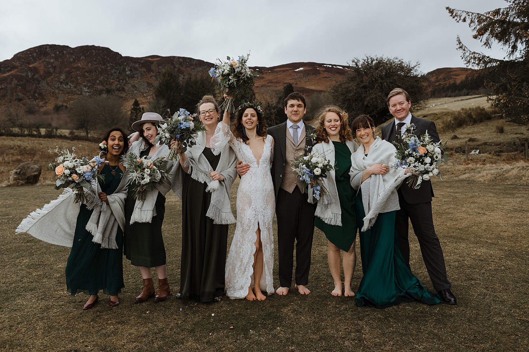 40 Nature inspired Scottish outdoor wedding
