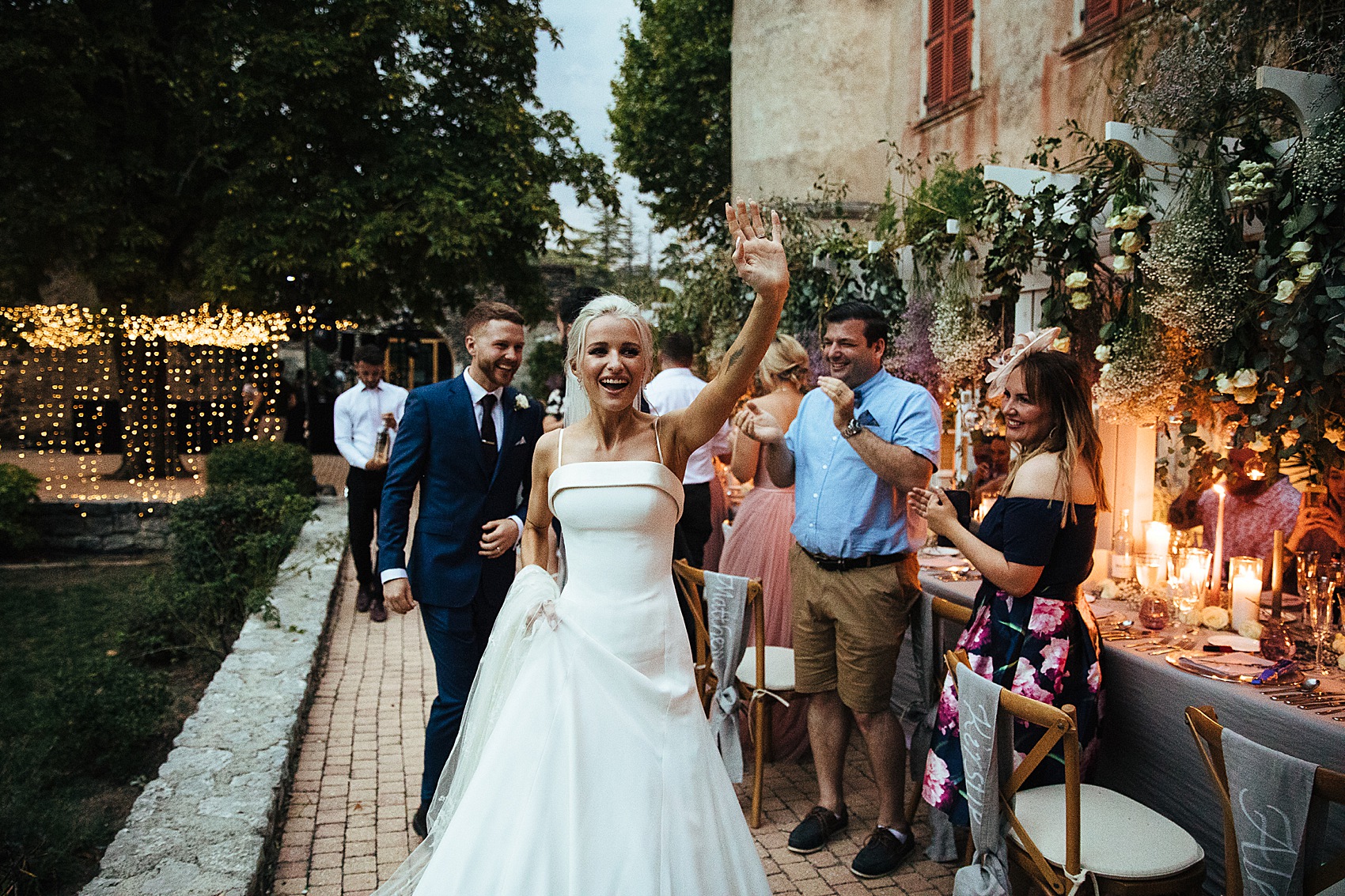 Victoria from In The Frow's Romantic French Chateau Wedding on her One ...