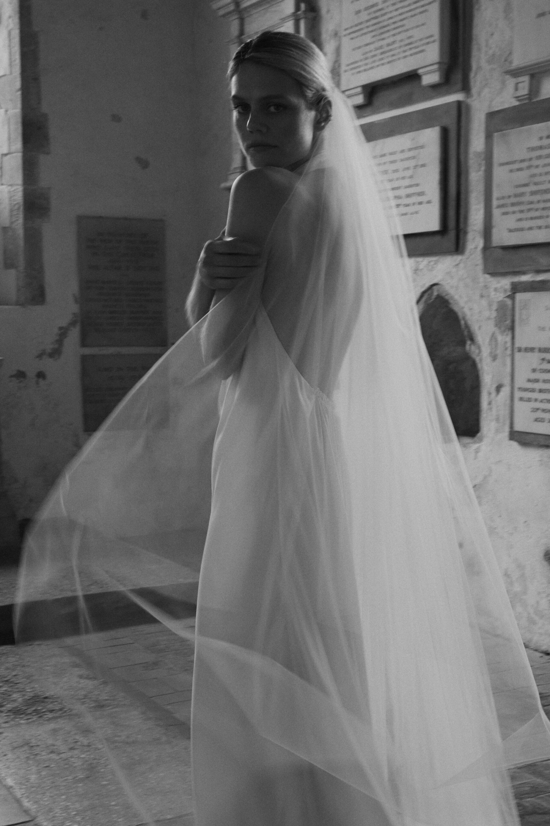Luna Bea Bride - modern ethical and sustainable wedding dress and veil