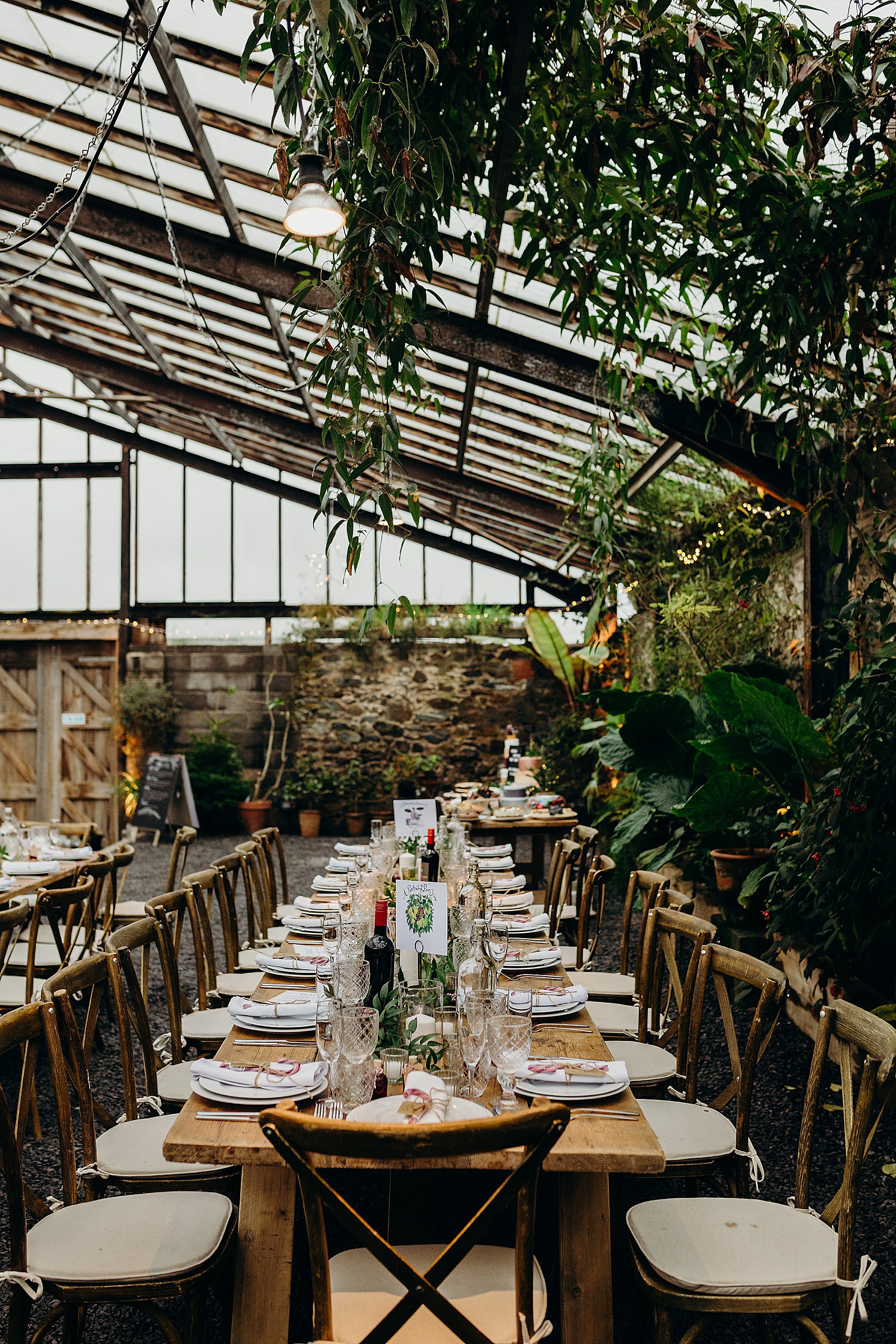 Anran Devon Glasshouse Wedding Justin Alexander bride 67