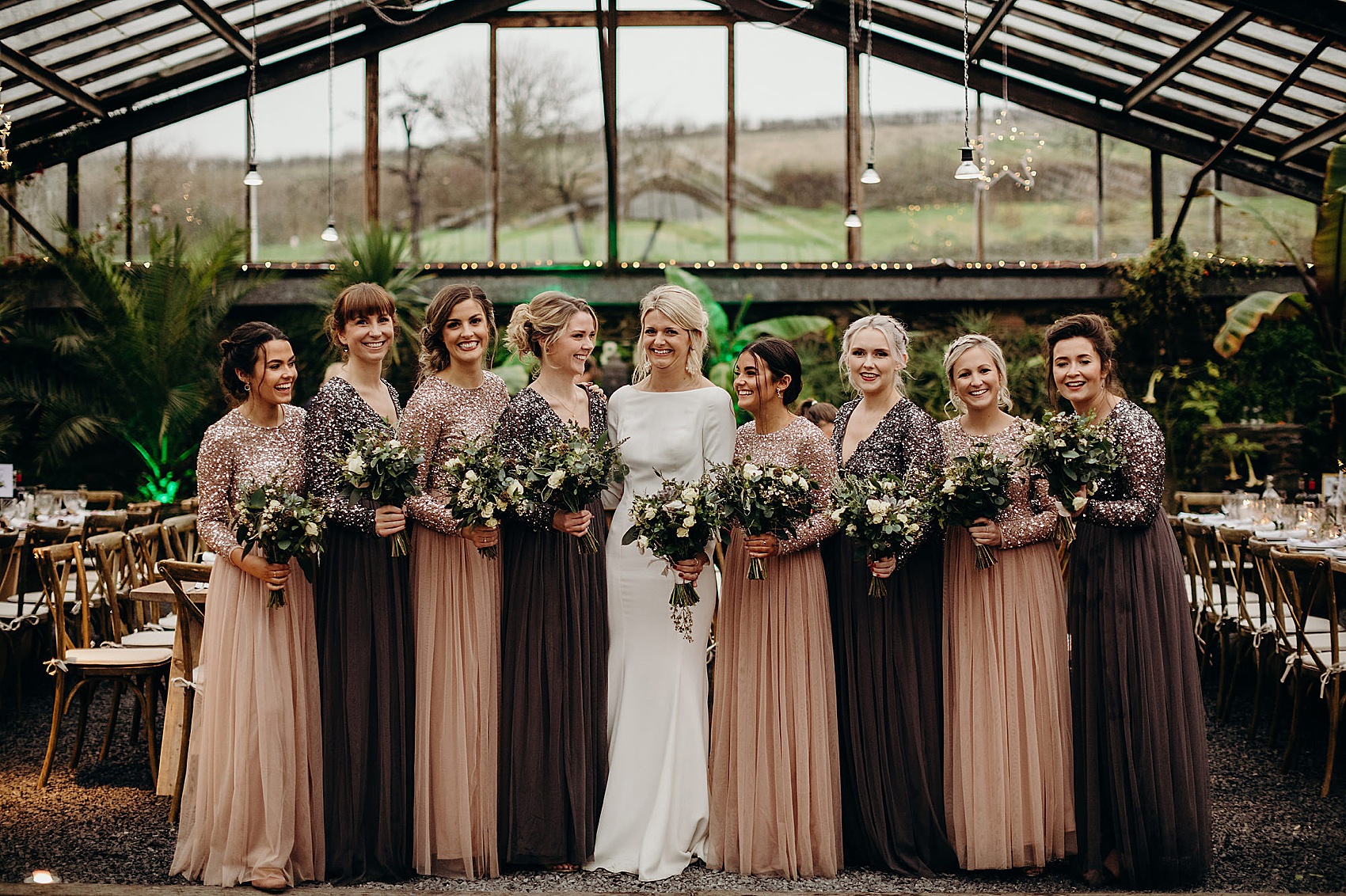 Anran Devon Glasshouse Wedding Justin Alexander bride 70