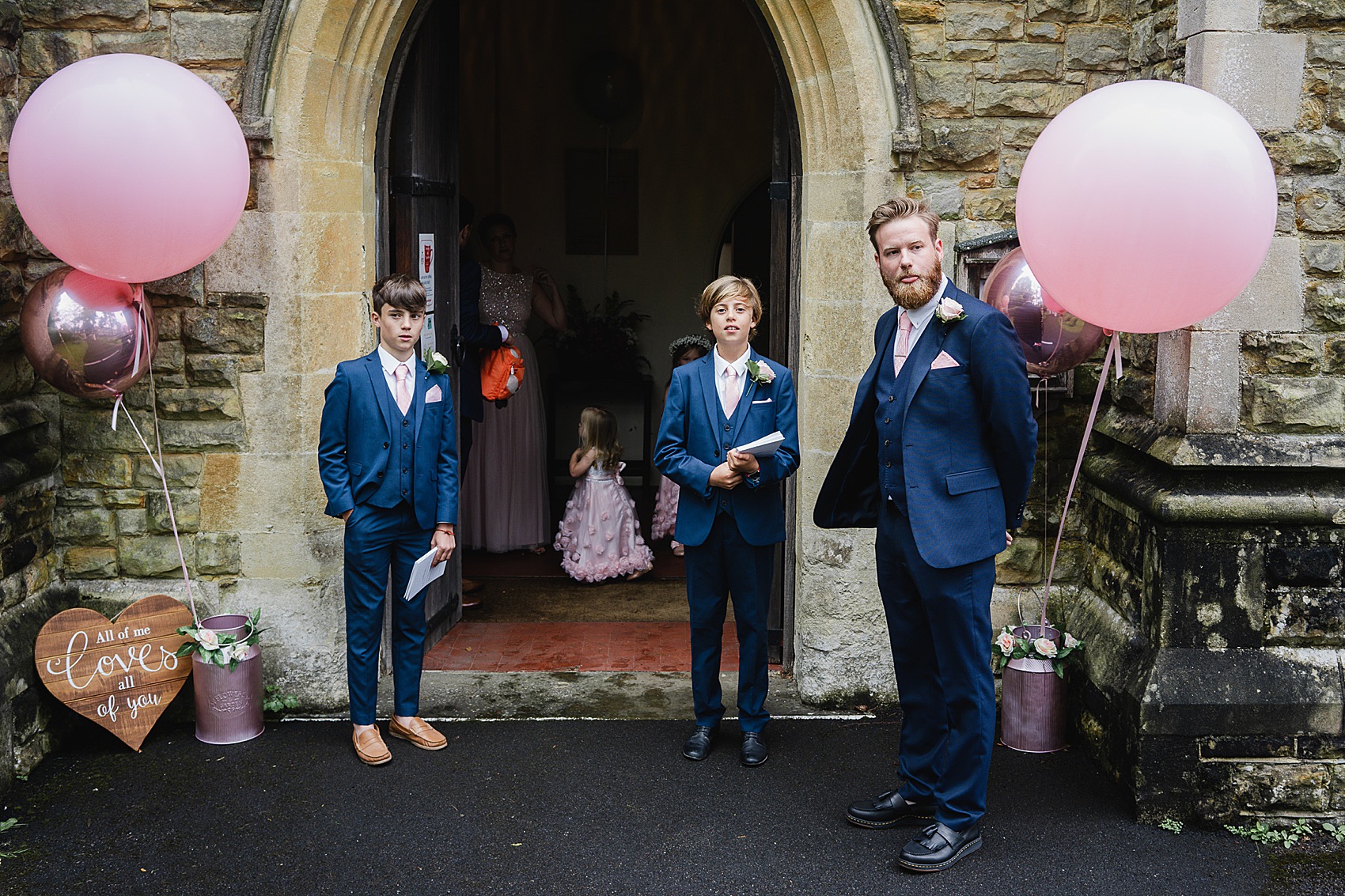 Balloon filled wedding 5